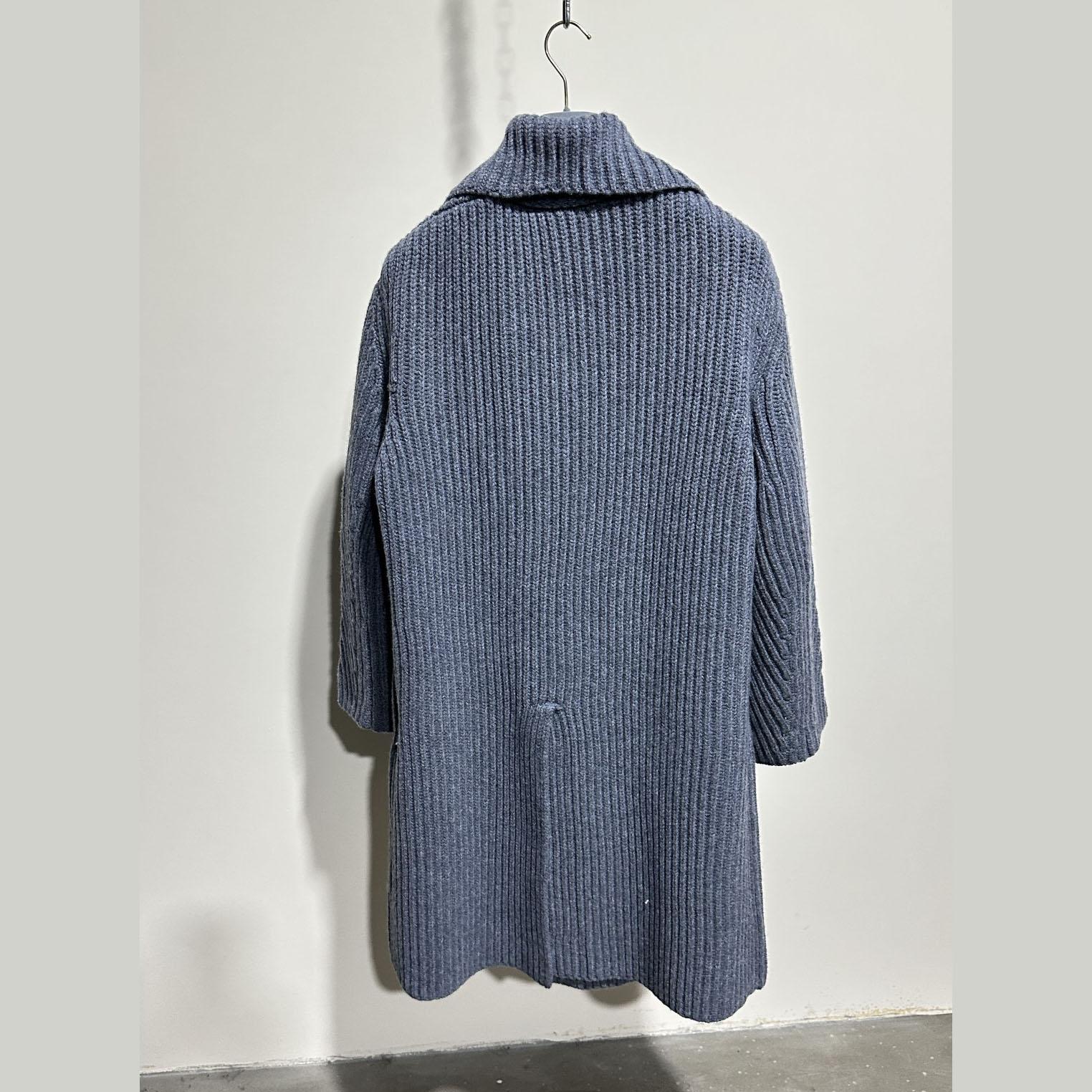 Bottega Veneta Felted Wool Knitted Coat - DesignerGu