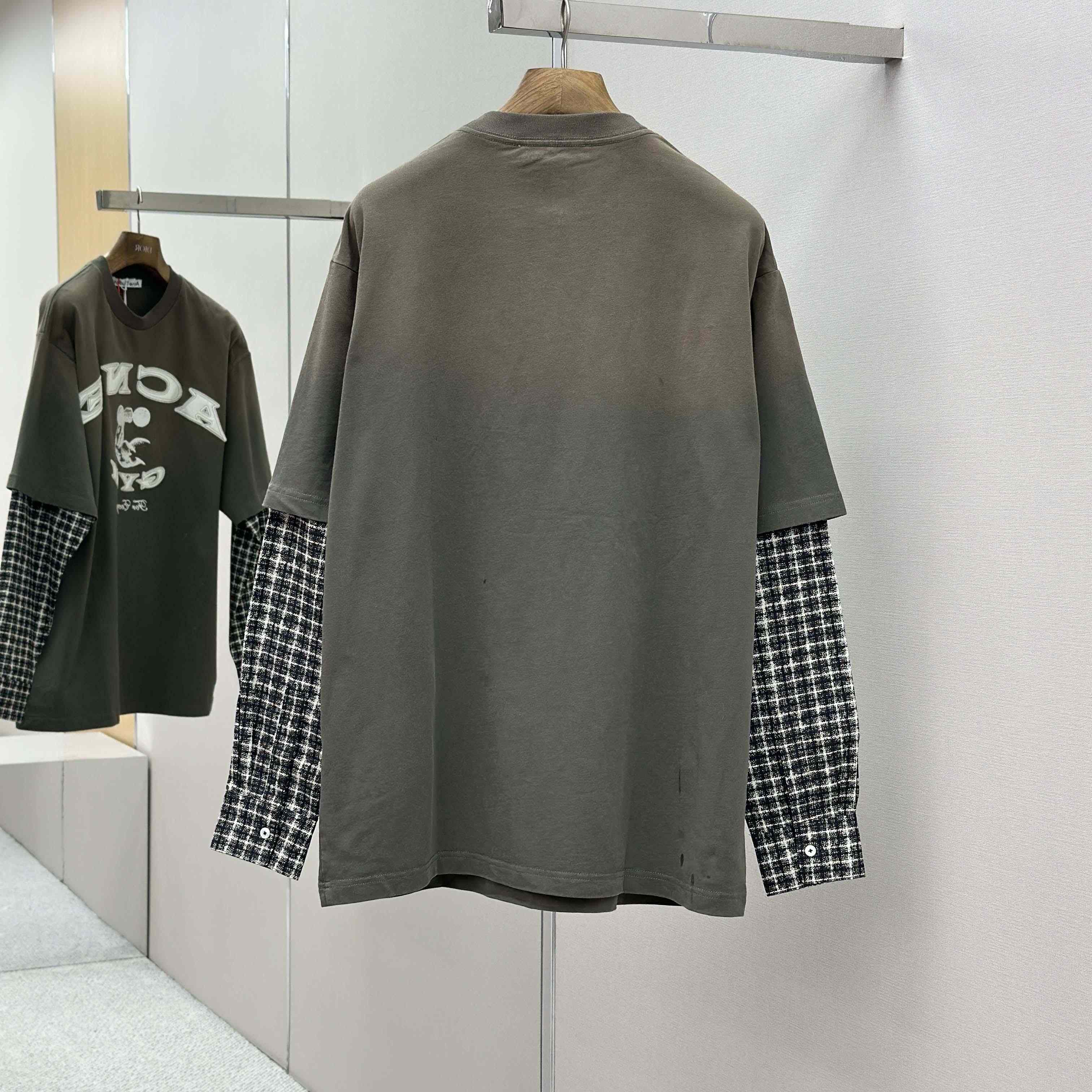 Acne Studios Layered Logo T-shirt - DesignerGu