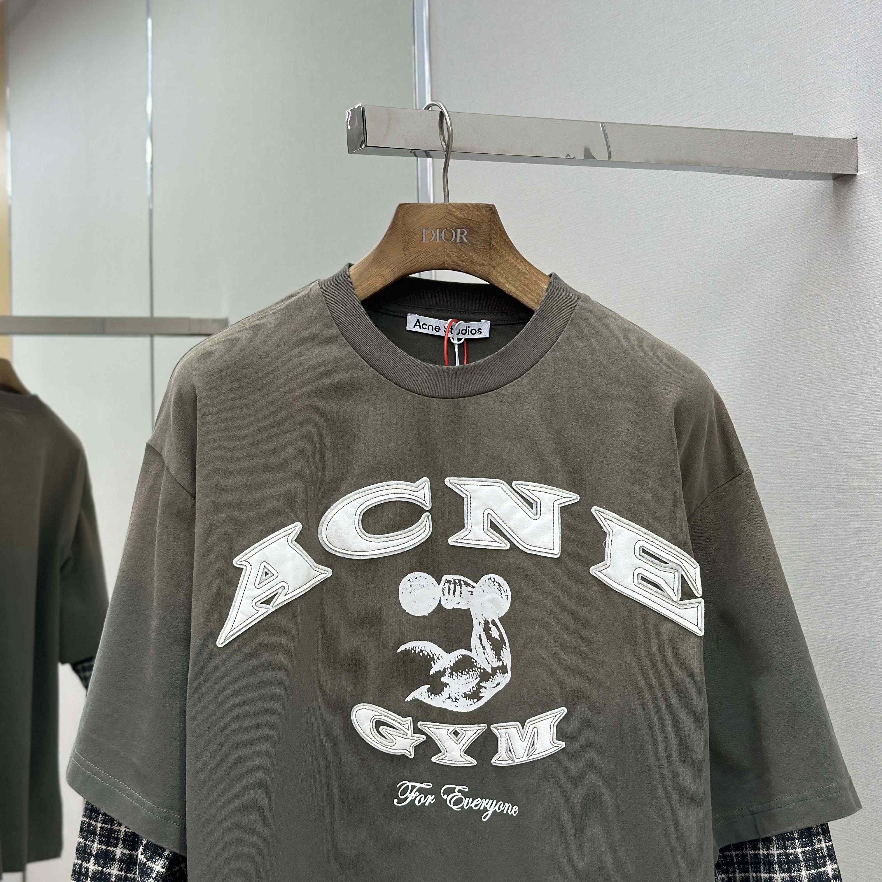 Acne Studios Layered Logo T-shirt - DesignerGu