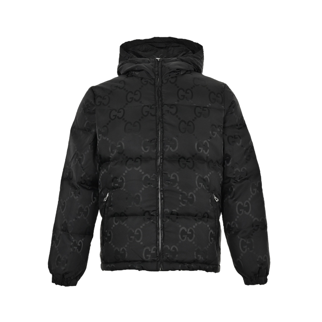 Gucci GG Nylon Canvas Down Jacket - DesignerGu
