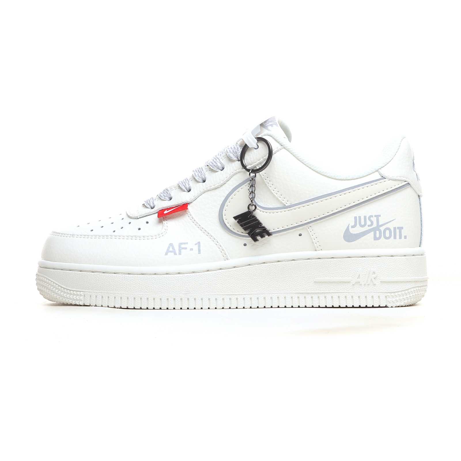 Nike Air Force 1 ’07 Low “White Silver Red-Label” CS5288-043 - DesignerGu