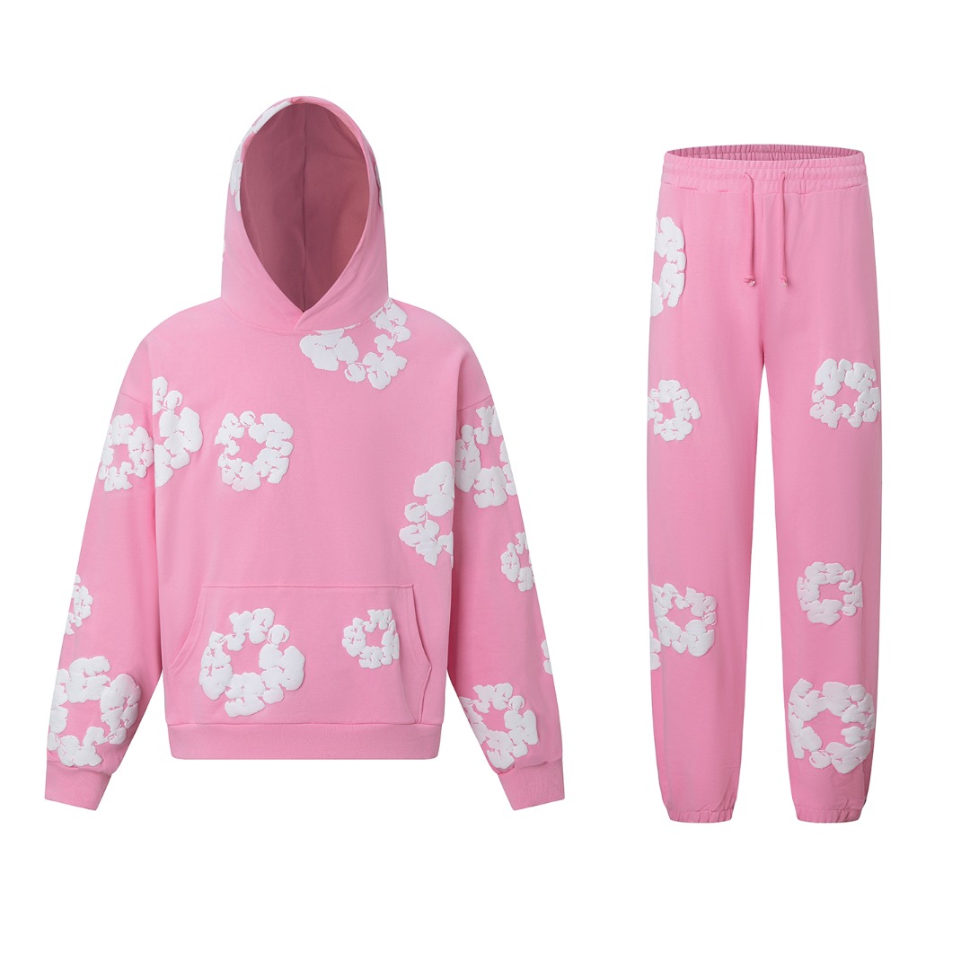 Denim Tears Cotton Hoodie And Sweatpant - DesignerGu