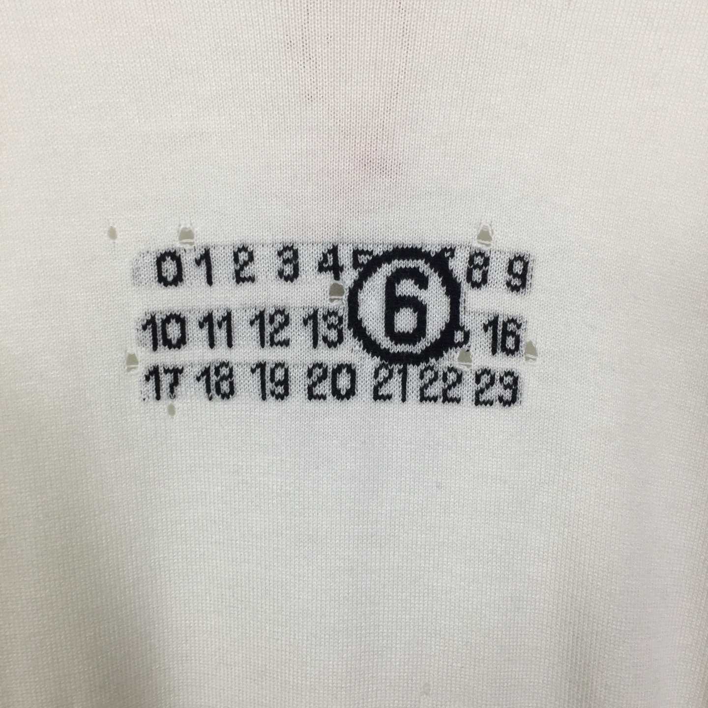 MM6 Maison Margiela Numbers-motif Sweater - DesignerGu
