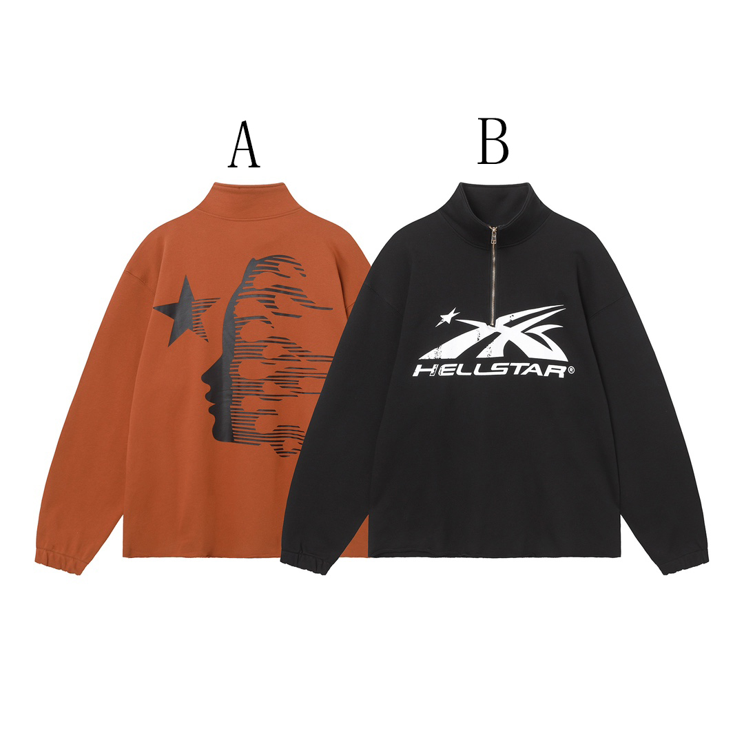 Hellstar Half Zip Sweatshirt - DesignerGu