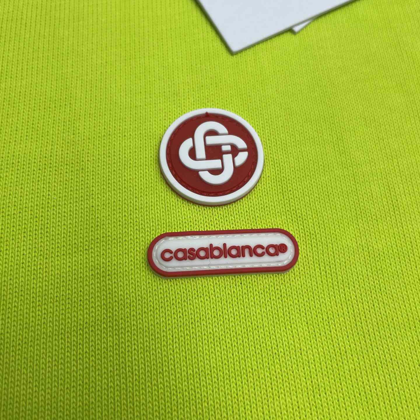 Casablanca Logo-patch Cotton T-shirt   C1079 - DesignerGu