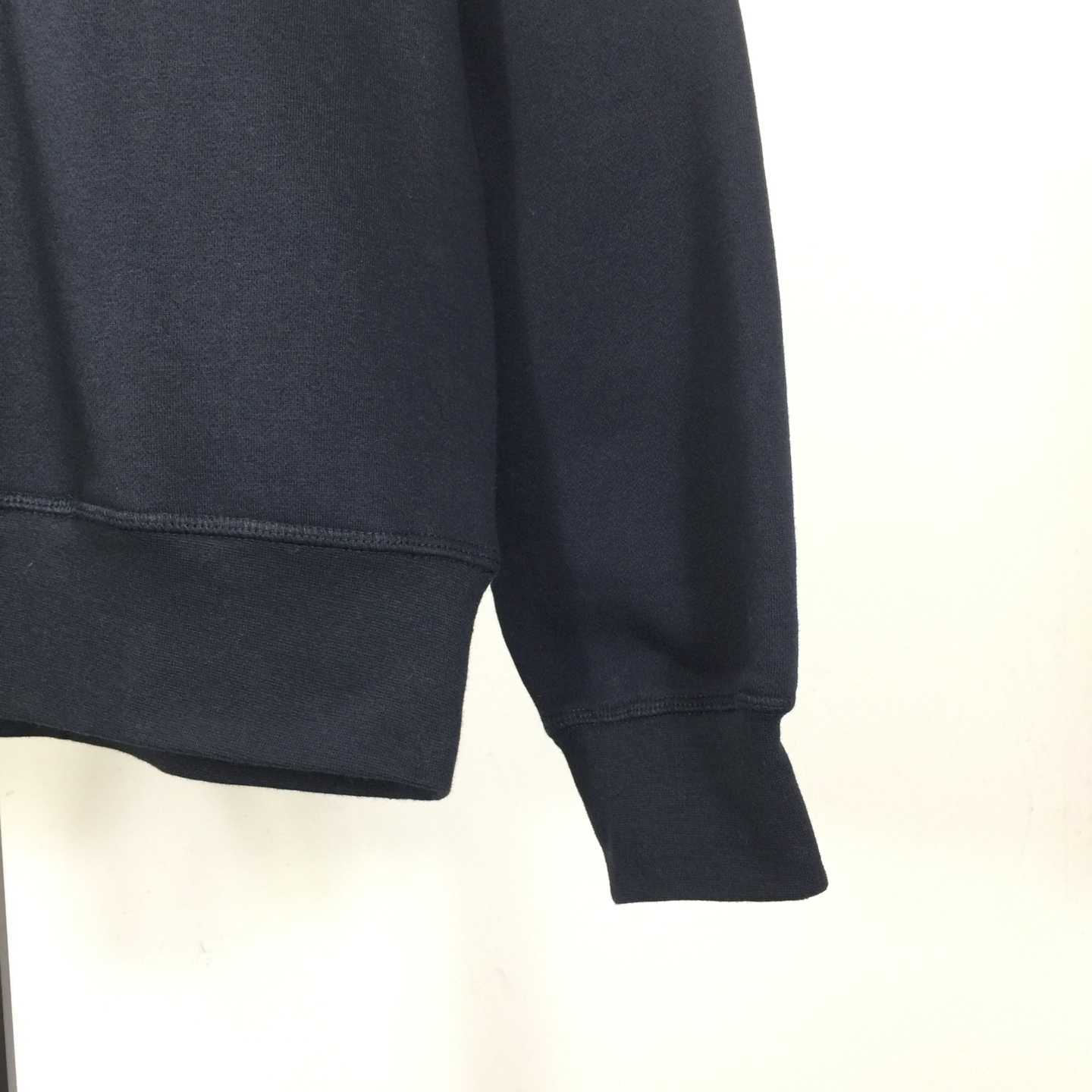 Ralph Lauren navy-blue Cotton-blend Crewneck - DesignerGu