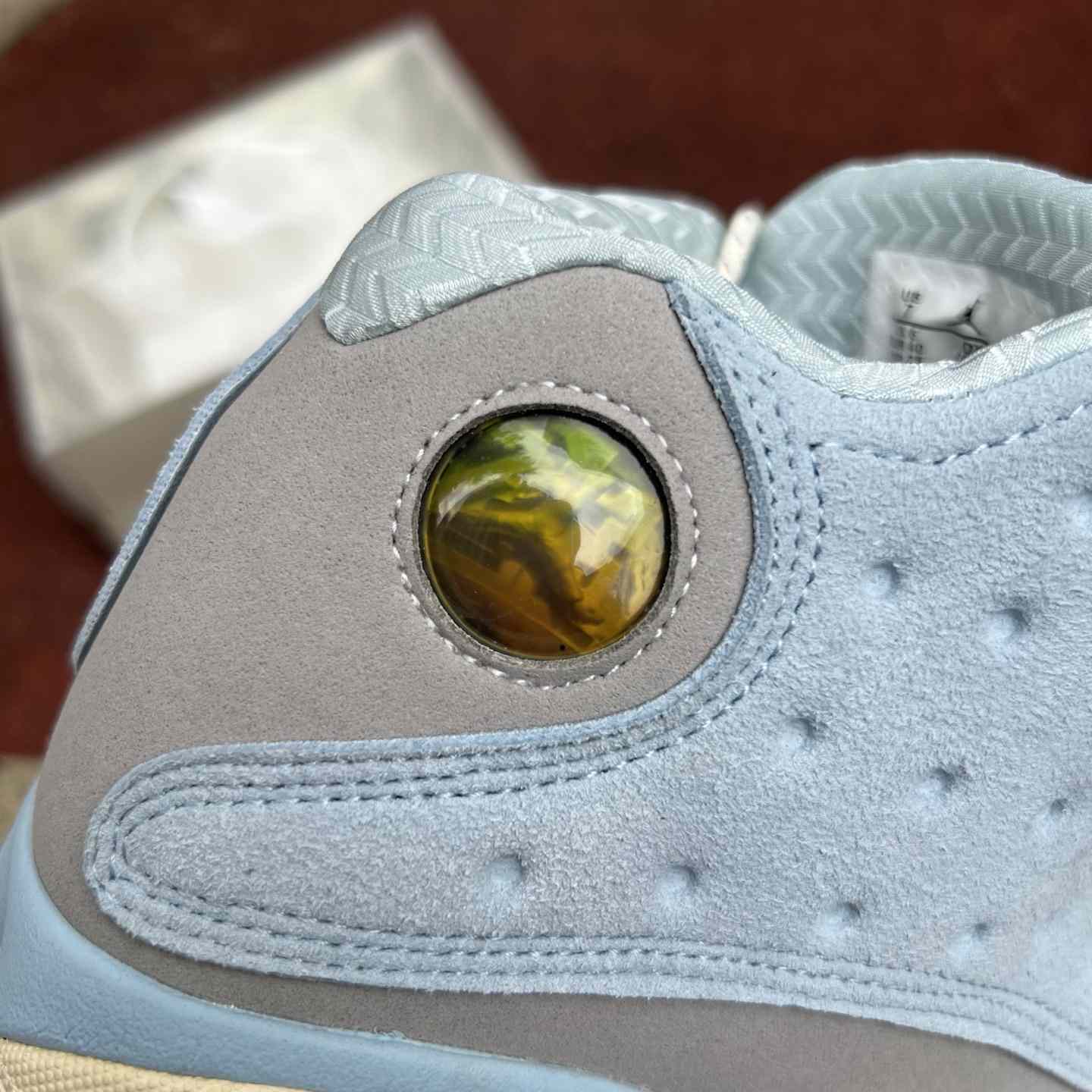 SoleFly x Air Jordan 13 “White/Light Blue” High-Top Lifestyle Sneakers DX5763-100 - DesignerGu