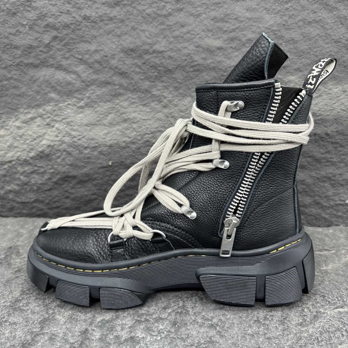 Dr. Martens x Rick Owens 1460 DMXL Mega Lace Boot - DesignerGu