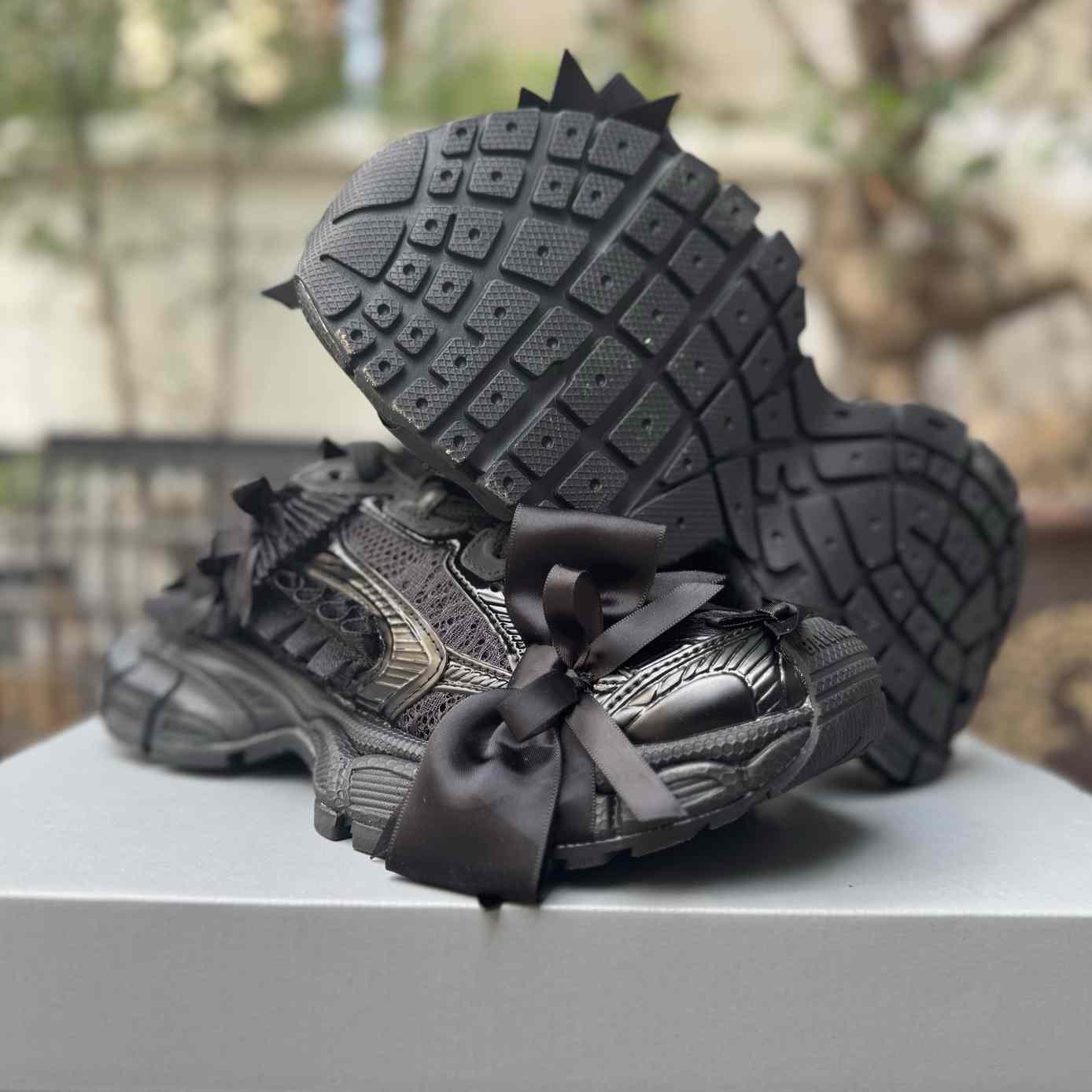 Balenciaga 3XL Mule “Black” Distressed Closed-Toe Half Slip-On Sneaker  - DesignerGu