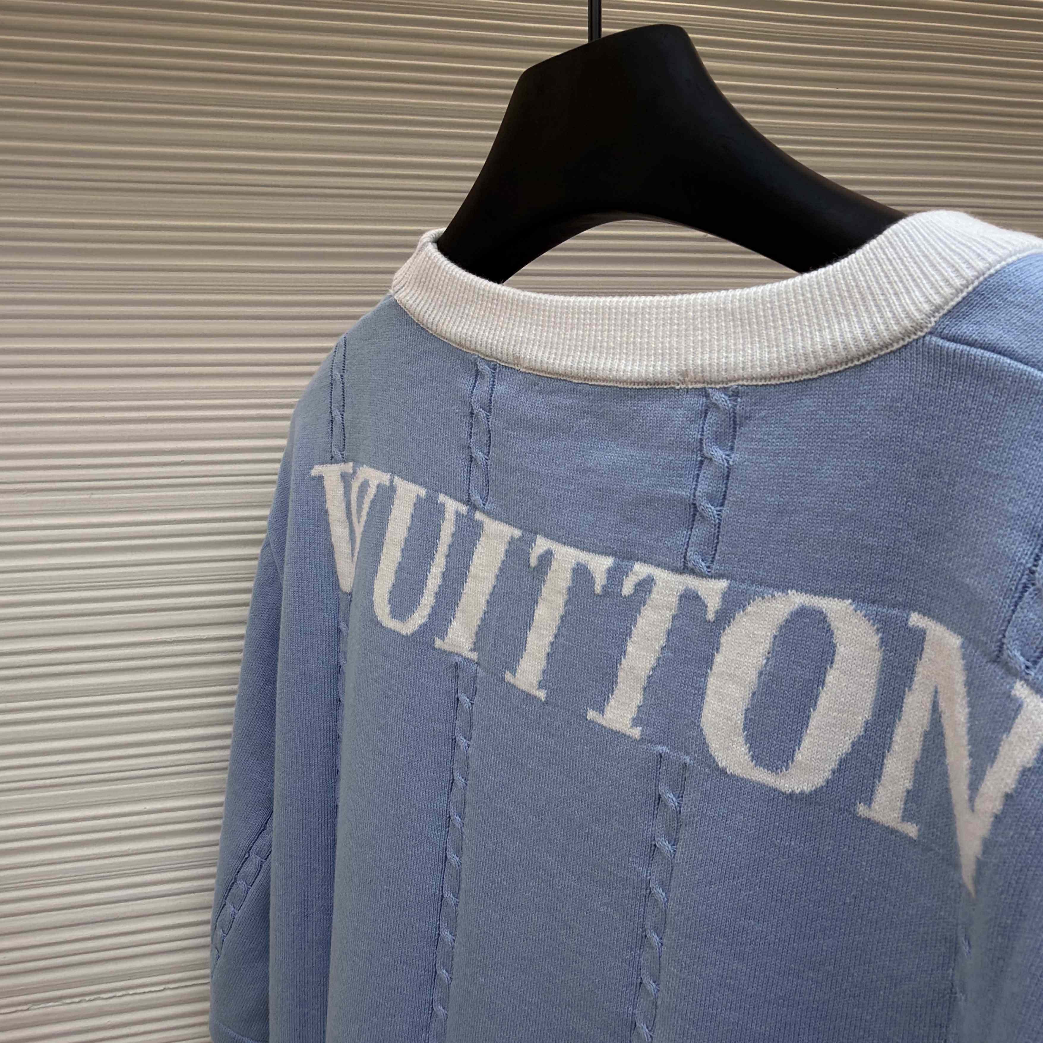 Louis Vuitton Silk-Cotton Short-Sleeved Crewneck   1AIJYL - DesignerGu