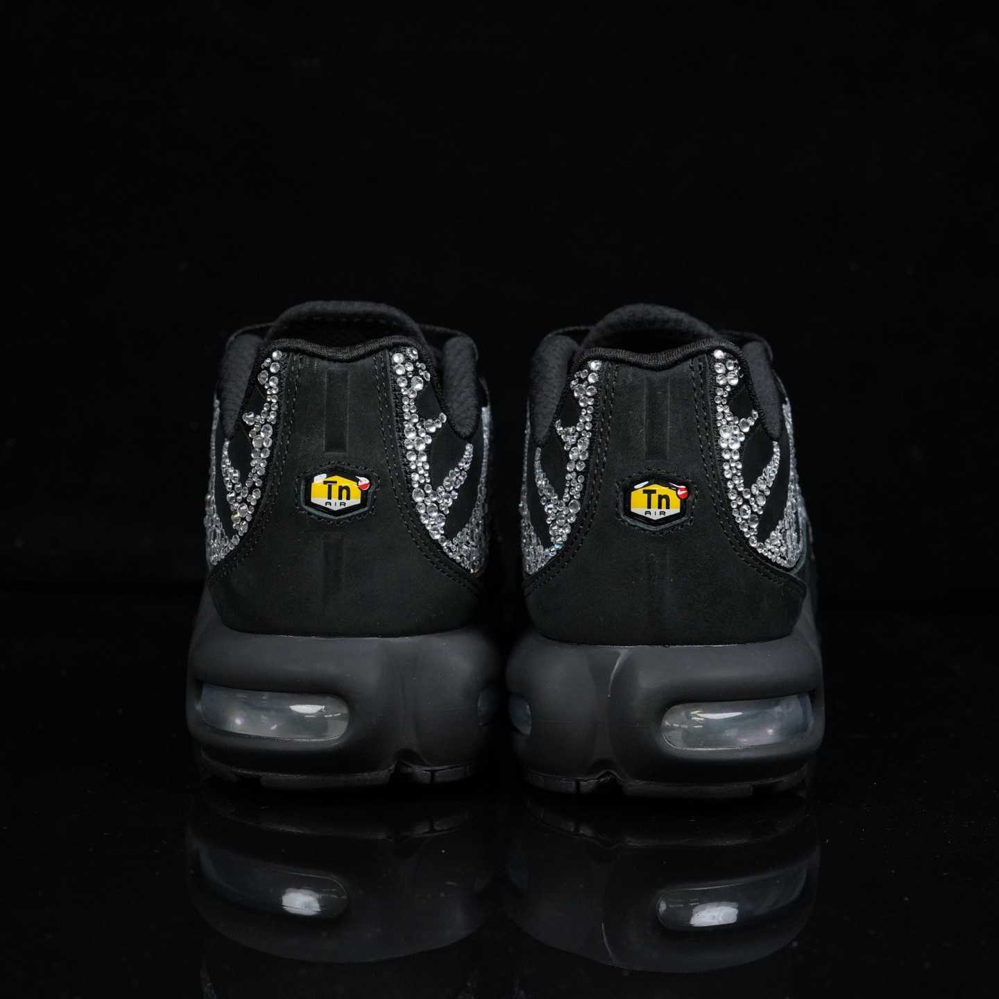 Nike Swarovski x WMNS Air Max Plus “Moonlight” Black/Silver Diamond Casual Running Shoes FZ4237-001 - DesignerGu