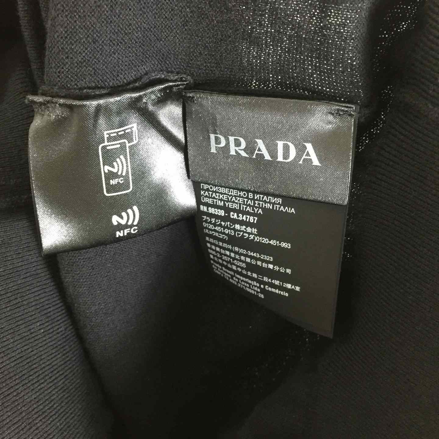Prada Black Wool Turtleneck - DesignerGu