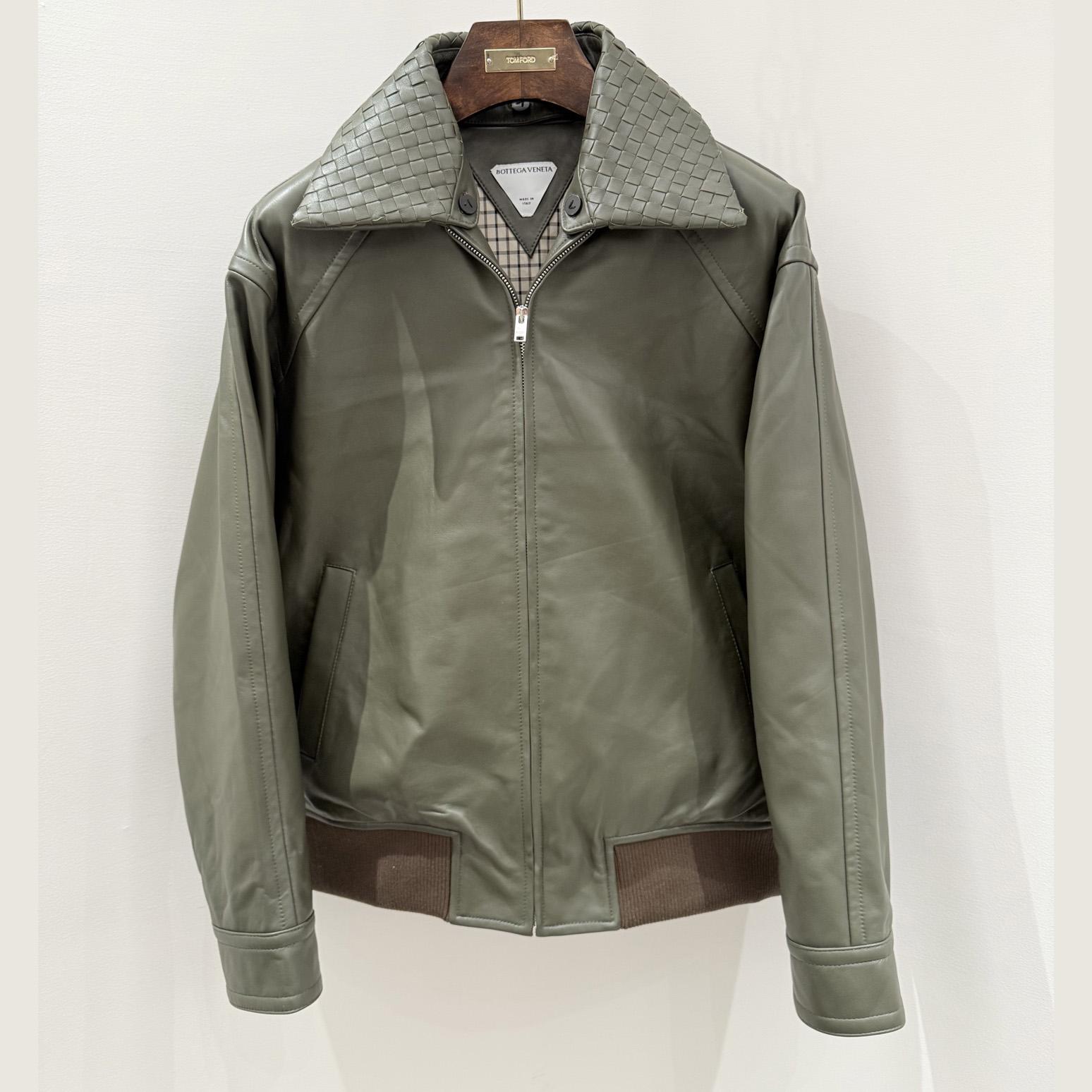 Bottega Veneta Leather Blouson - DesignerGu