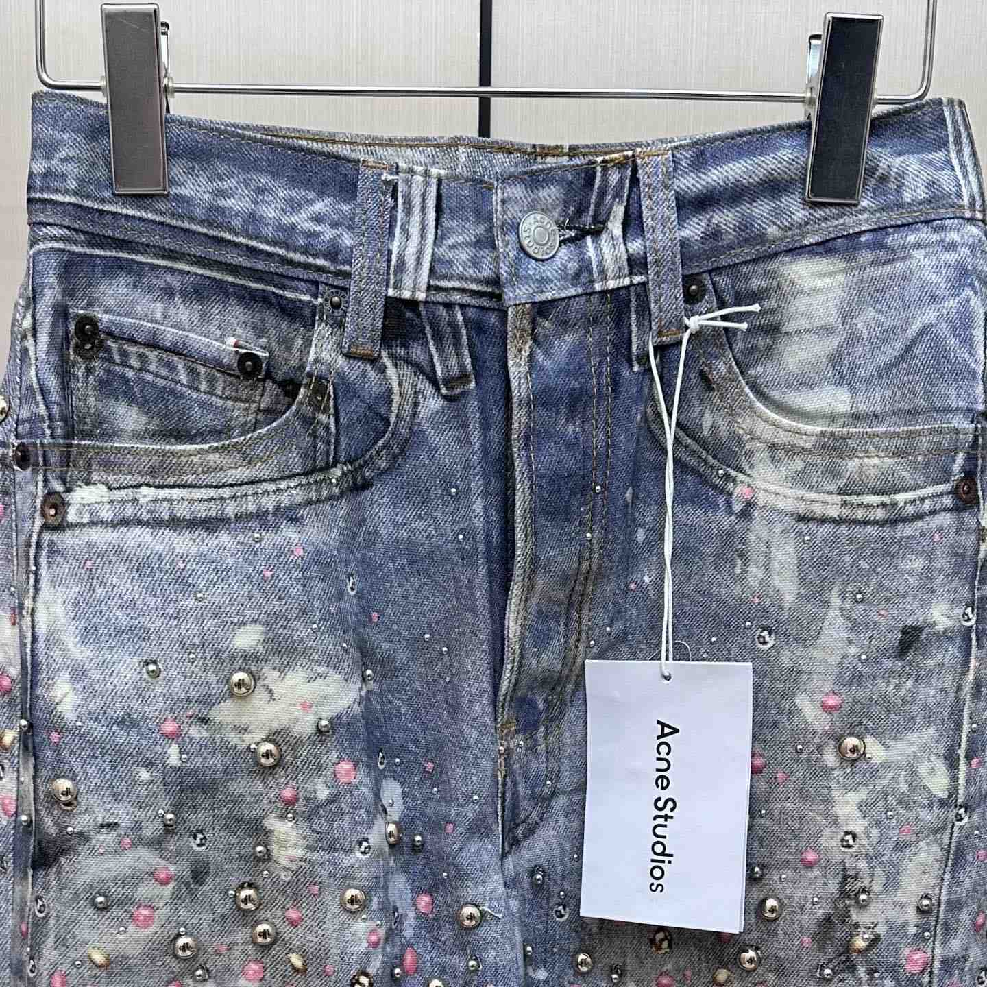 Acne Studios Loose Fit Denim Trousers - DesignerGu