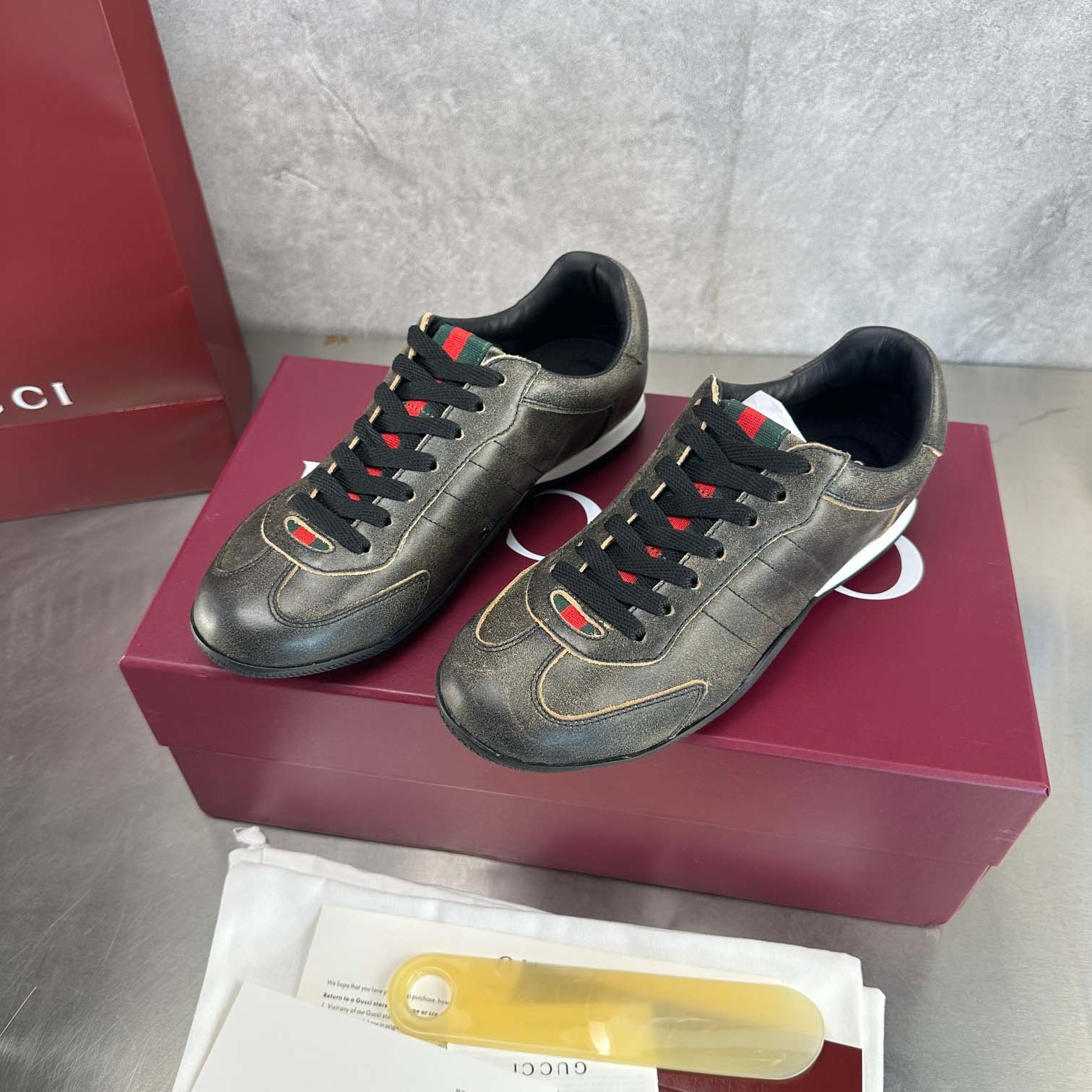 Gucci Shift Sneaker - DesignerGu