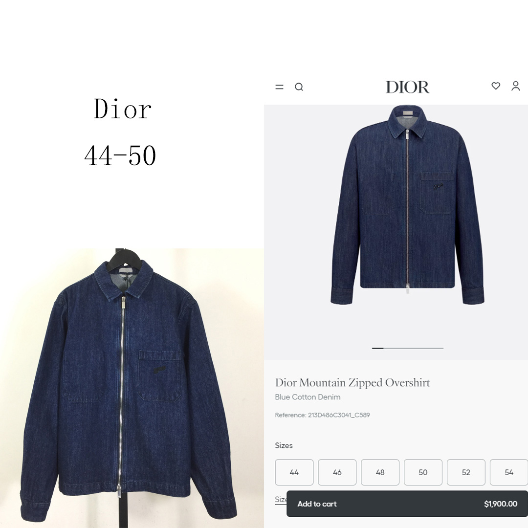 Dior Mountain Zipped Overshirt  - DesignerGu