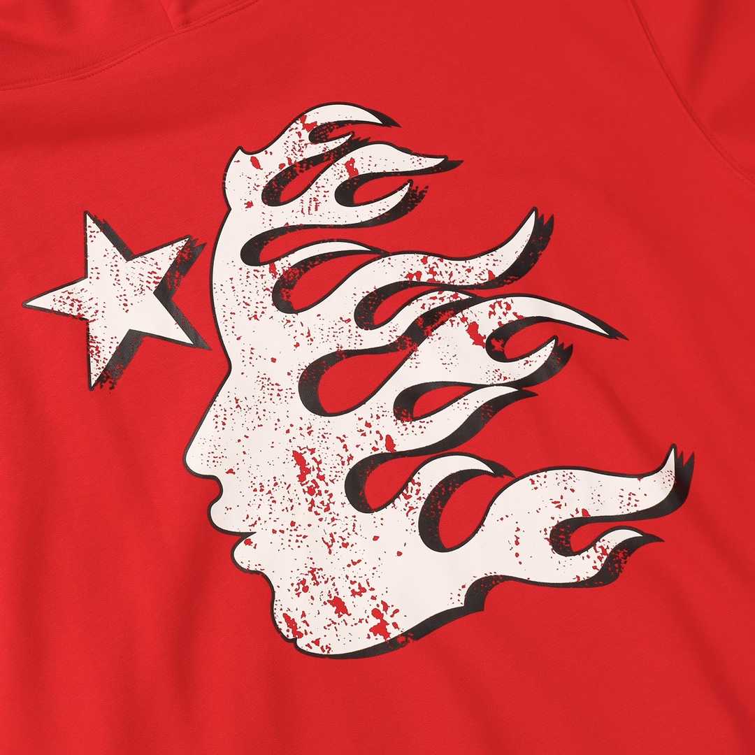 Hellstar Cotton Hoodie And Sweatpant - DesignerGu