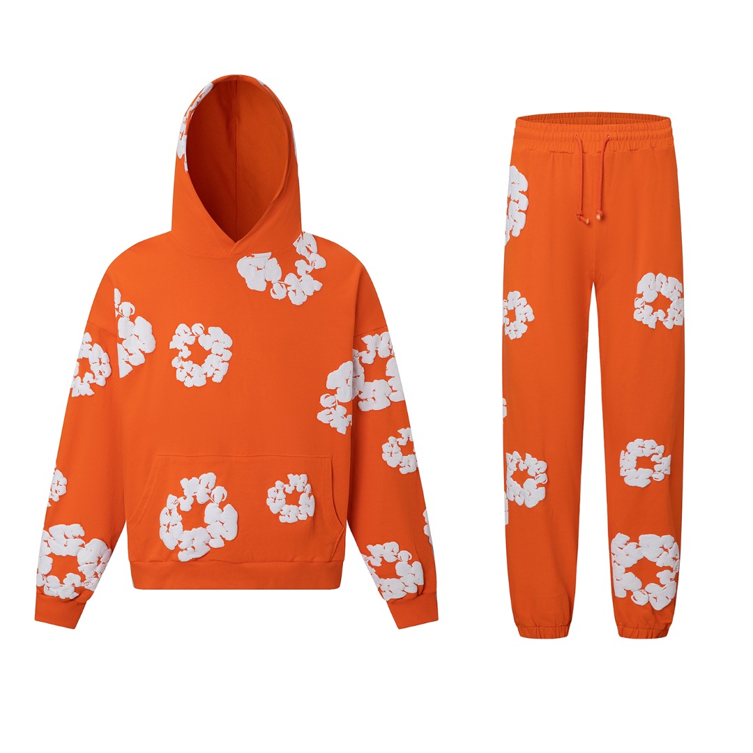 Denim Tears Cotton Hoodie And Sweatpant - DesignerGu