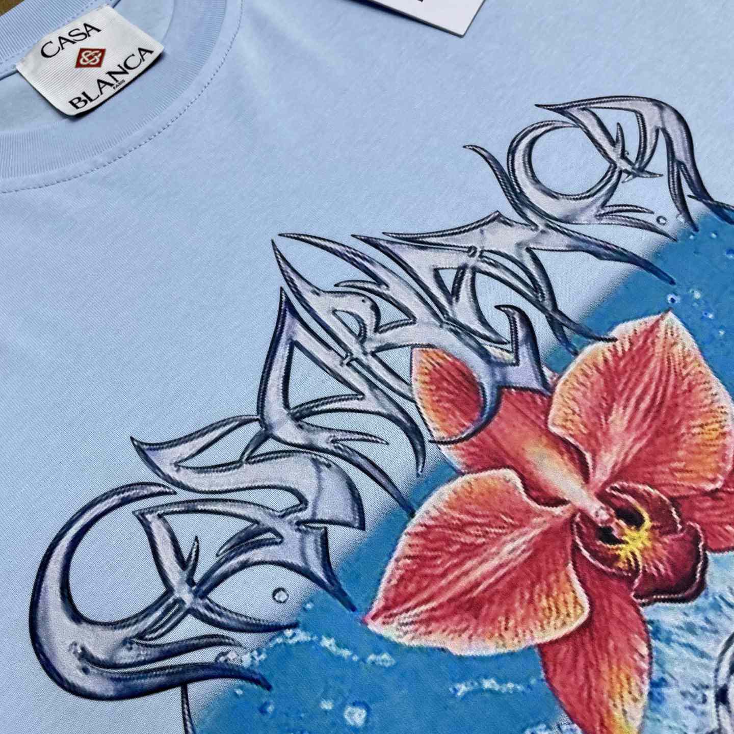 Casablanca Blades Oversized Short Sleeve T-Shirt   C1085 - DesignerGu