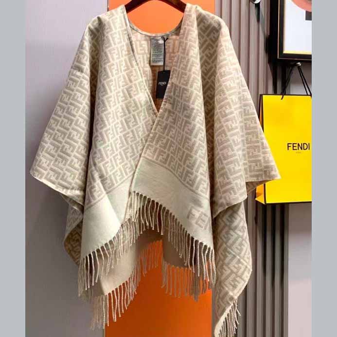 Fendi FF monogram poncho - DesignerGu