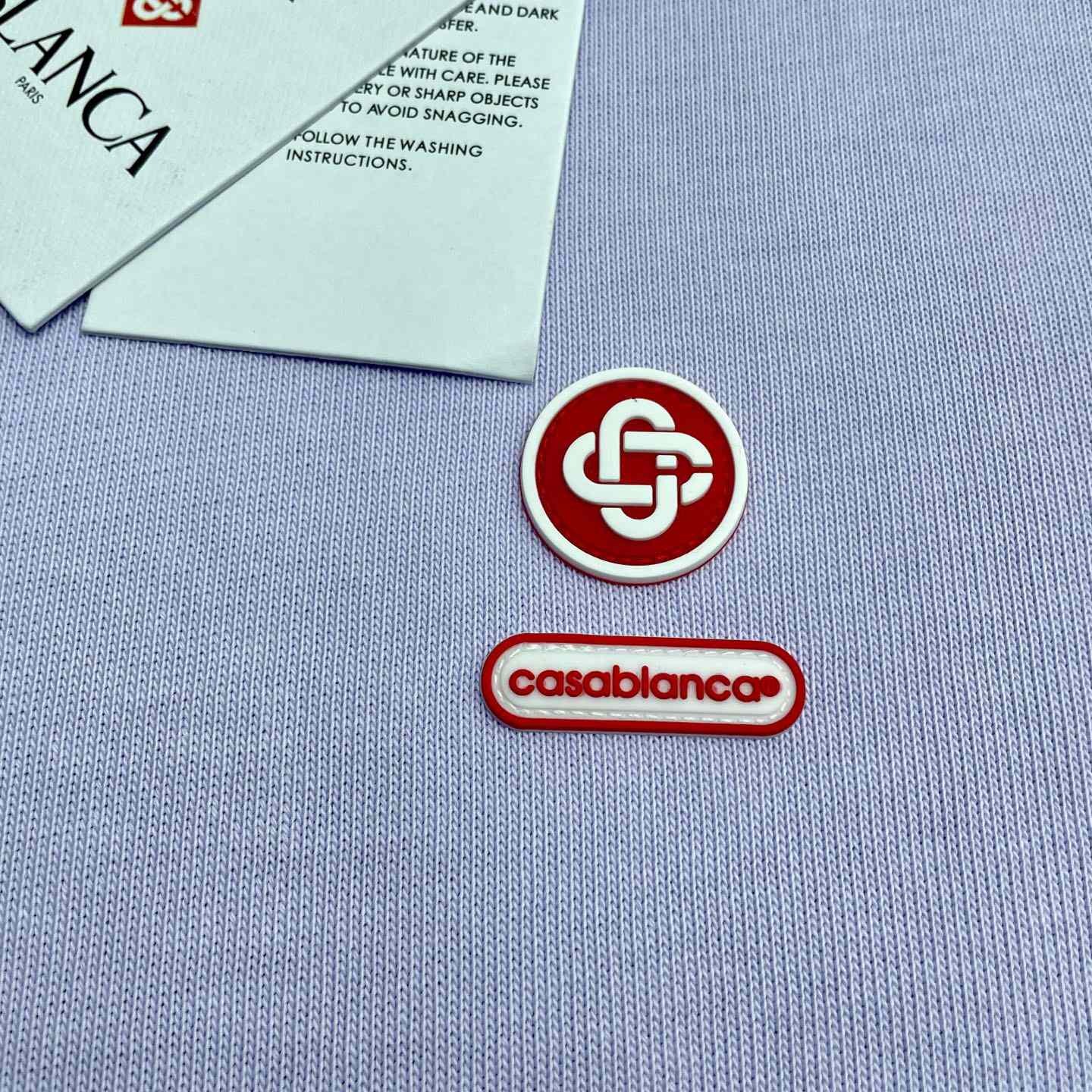 Casablanca Logo-patch Cotton T-shirt   C1089 - DesignerGu