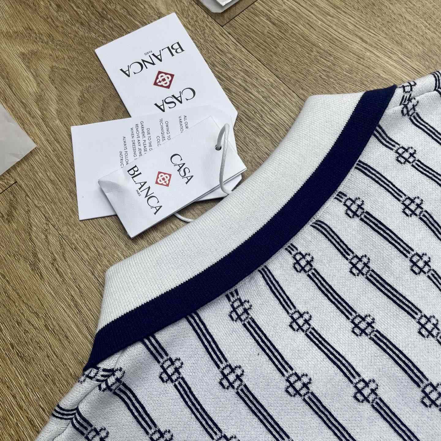 Casablanca Monogram Polo Shirt    D0112 - DesignerGu