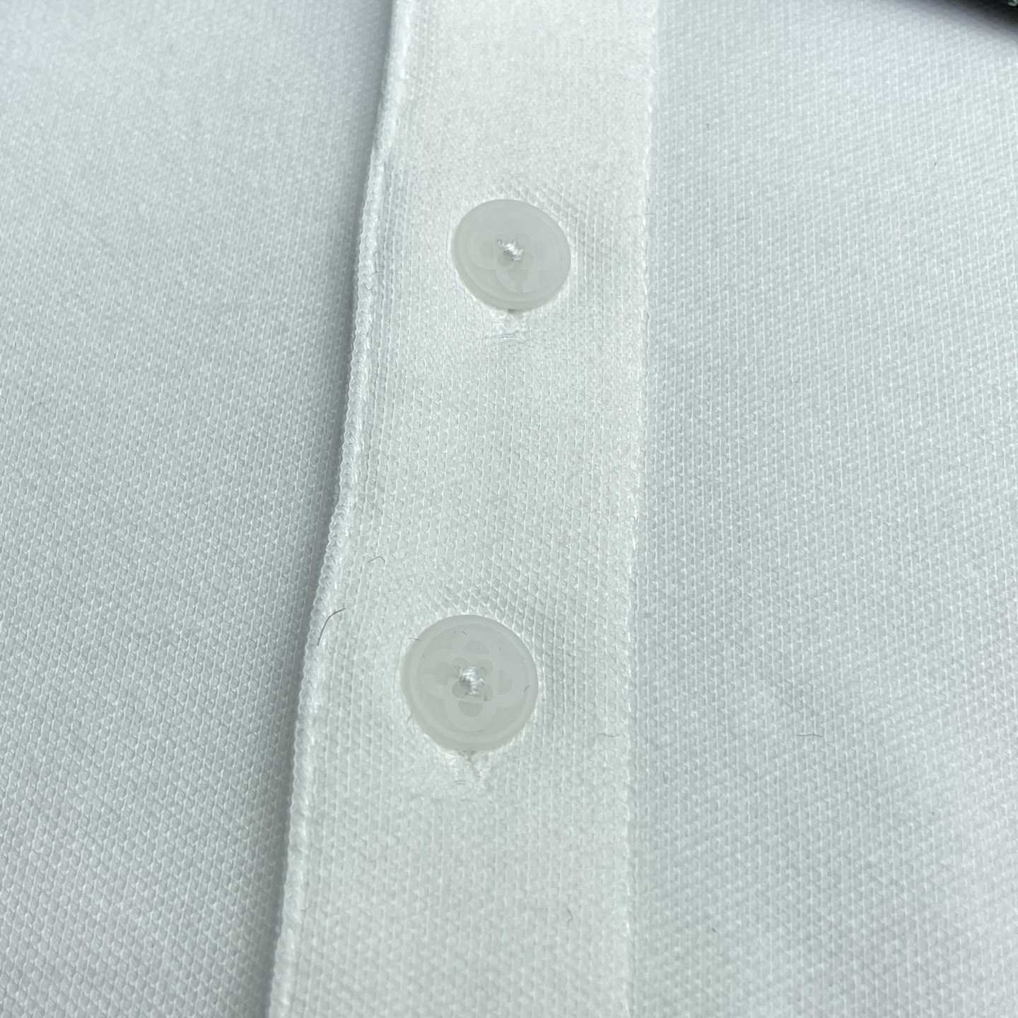 Casablanca Laurel Pique Short Sleeve Polo Shirt    c1097 - DesignerGu