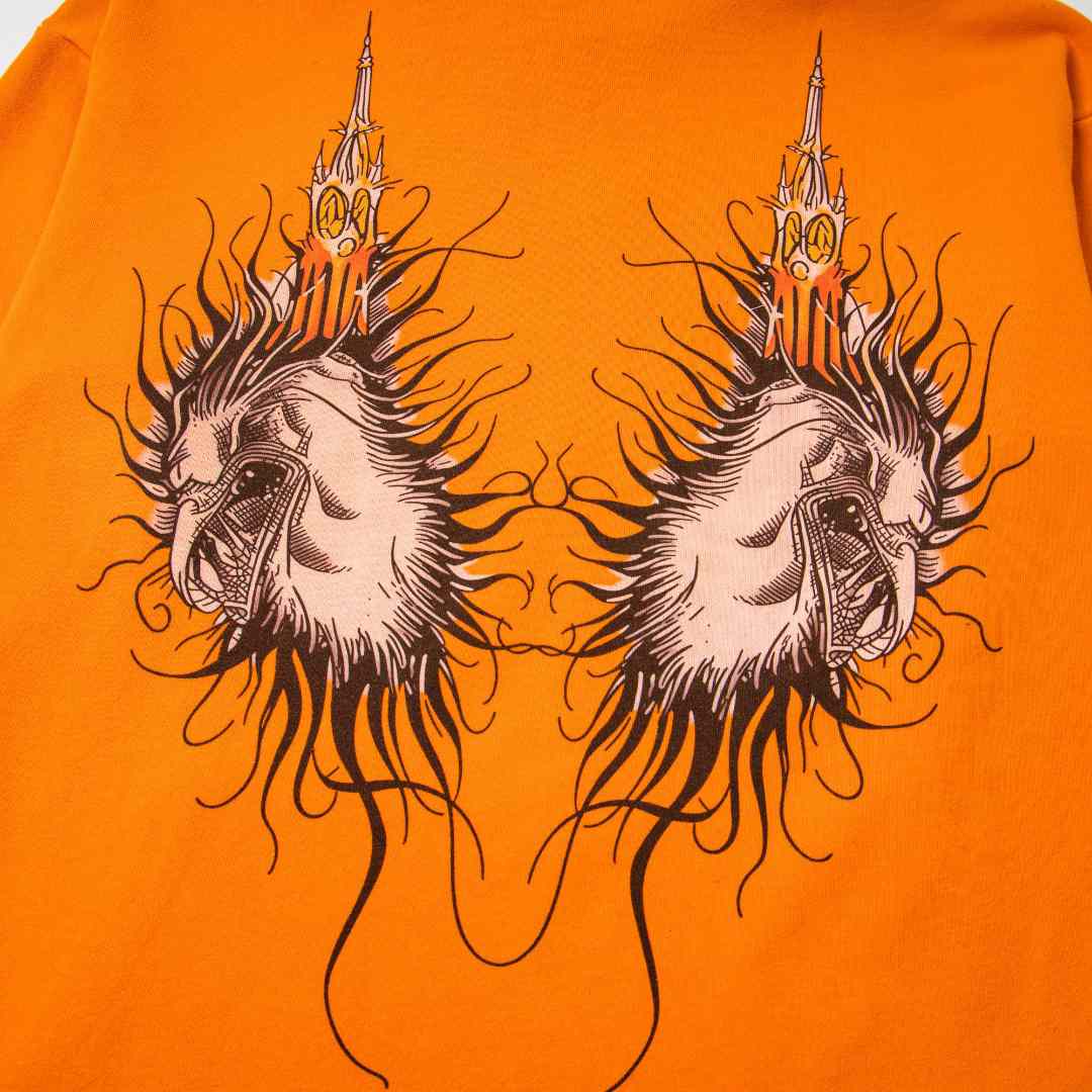 Who Decides War Nefarious Bird-print Hoodie - DesignerGu