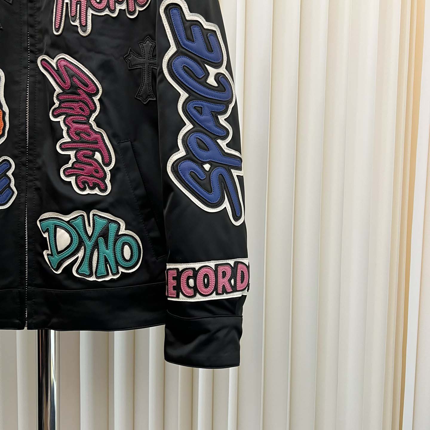 Chrome Hearts Matty Boy Cross patch Zip Up Jacket  - DesignerGu