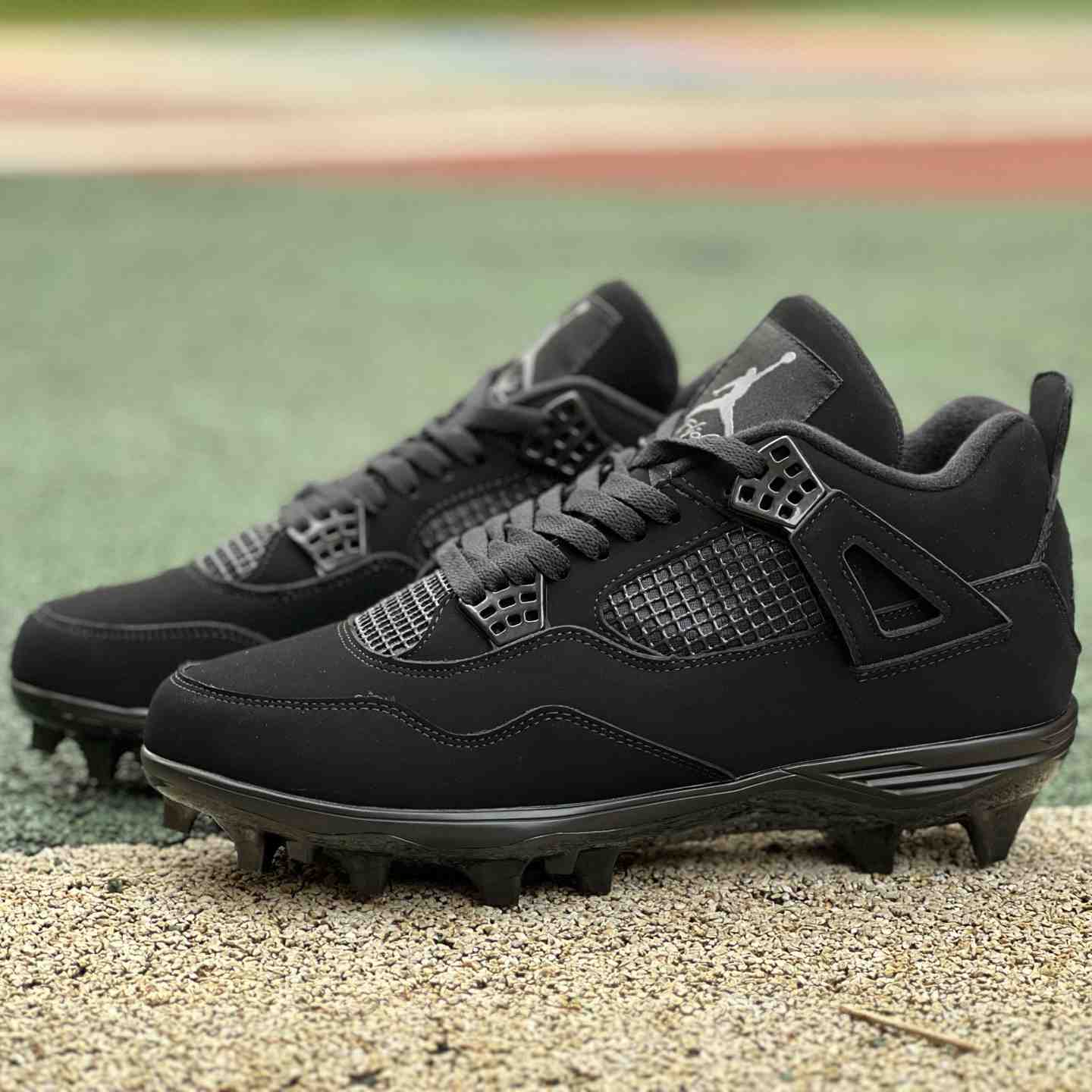 Air Jordan 4 “Black Cat” Football Edition CU1110-010 - DesignerGu