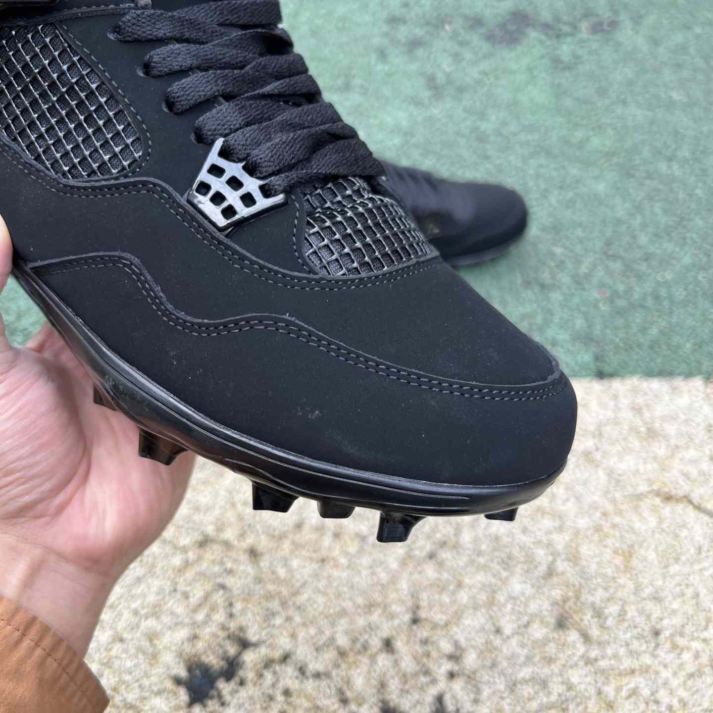 Air Jordan 4 “Black Cat” Football Edition CU1110-010 - DesignerGu