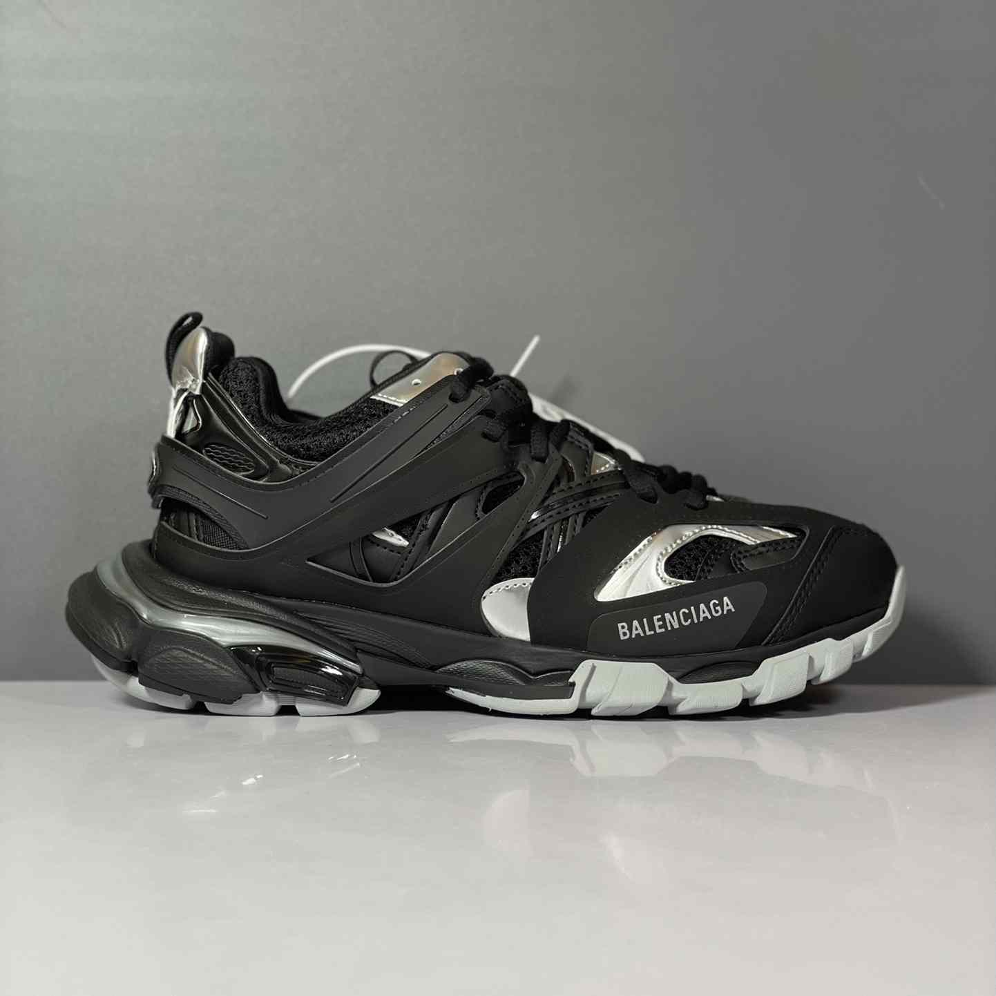 Balenciaga Track Sneaker 'Black Silver' - DesignerGu