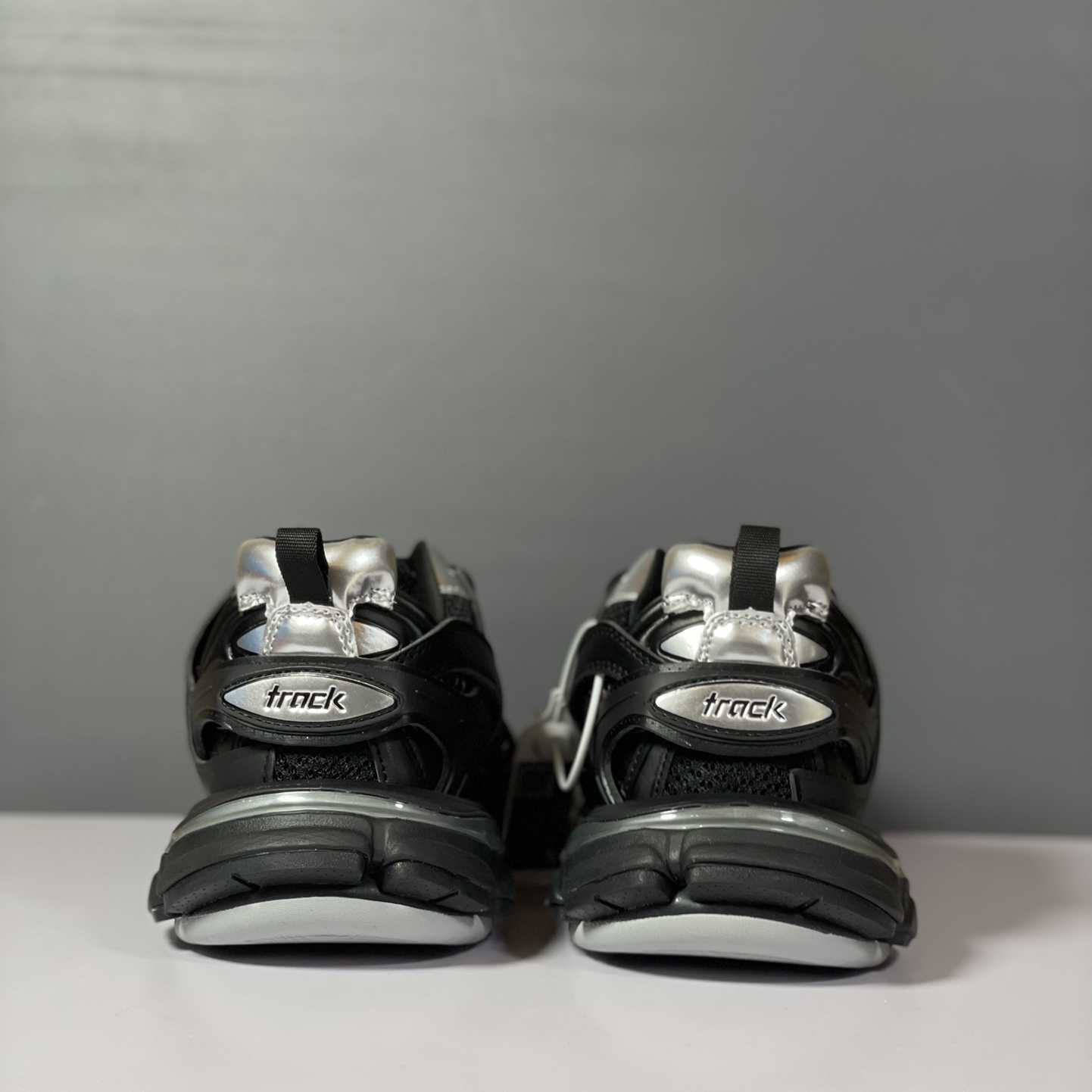 Balenciaga Track Sneaker 'Black Silver' - DesignerGu