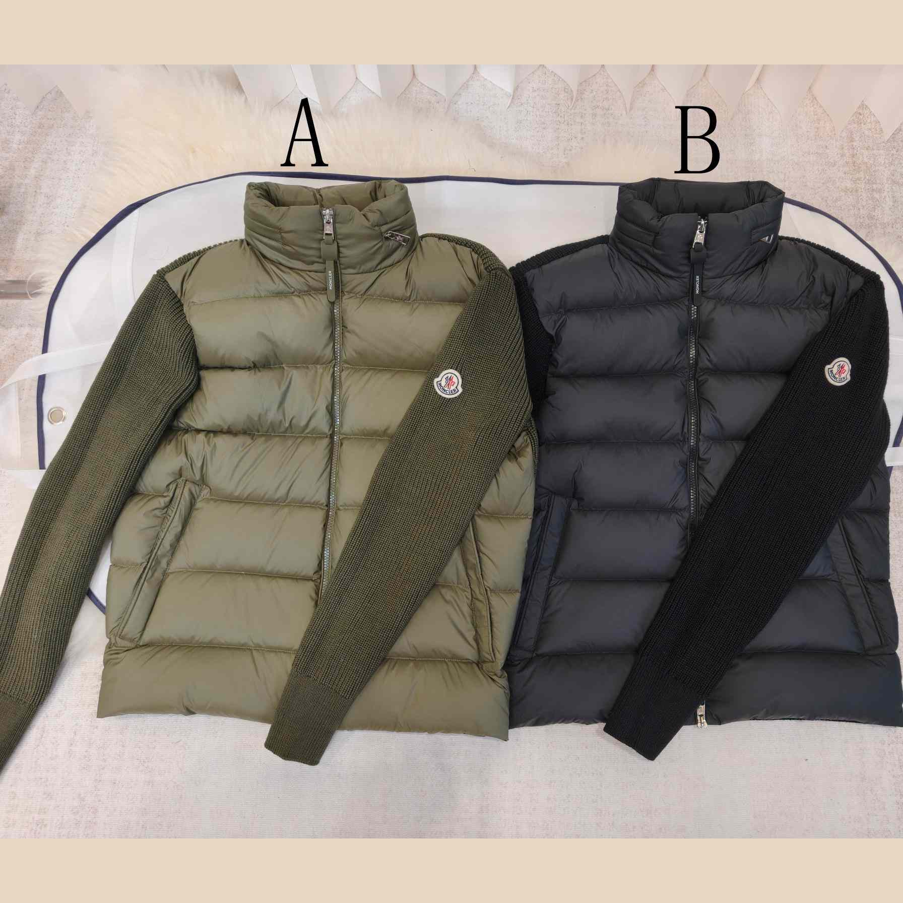 Moncler Padded Wool & Cashmere Zip-Up Cardigan - DesignerGu