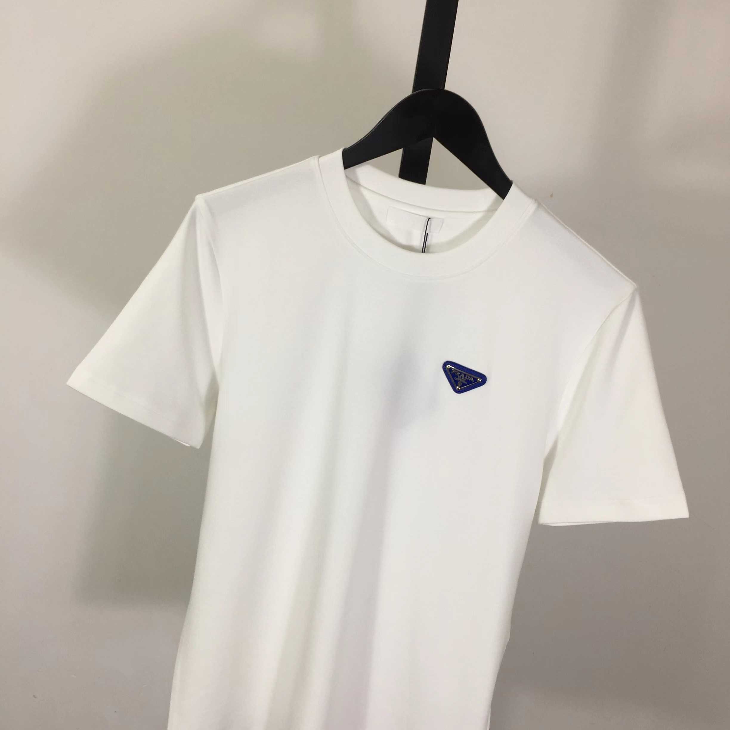 Prada Logo Cotton Tee - DesignerGu