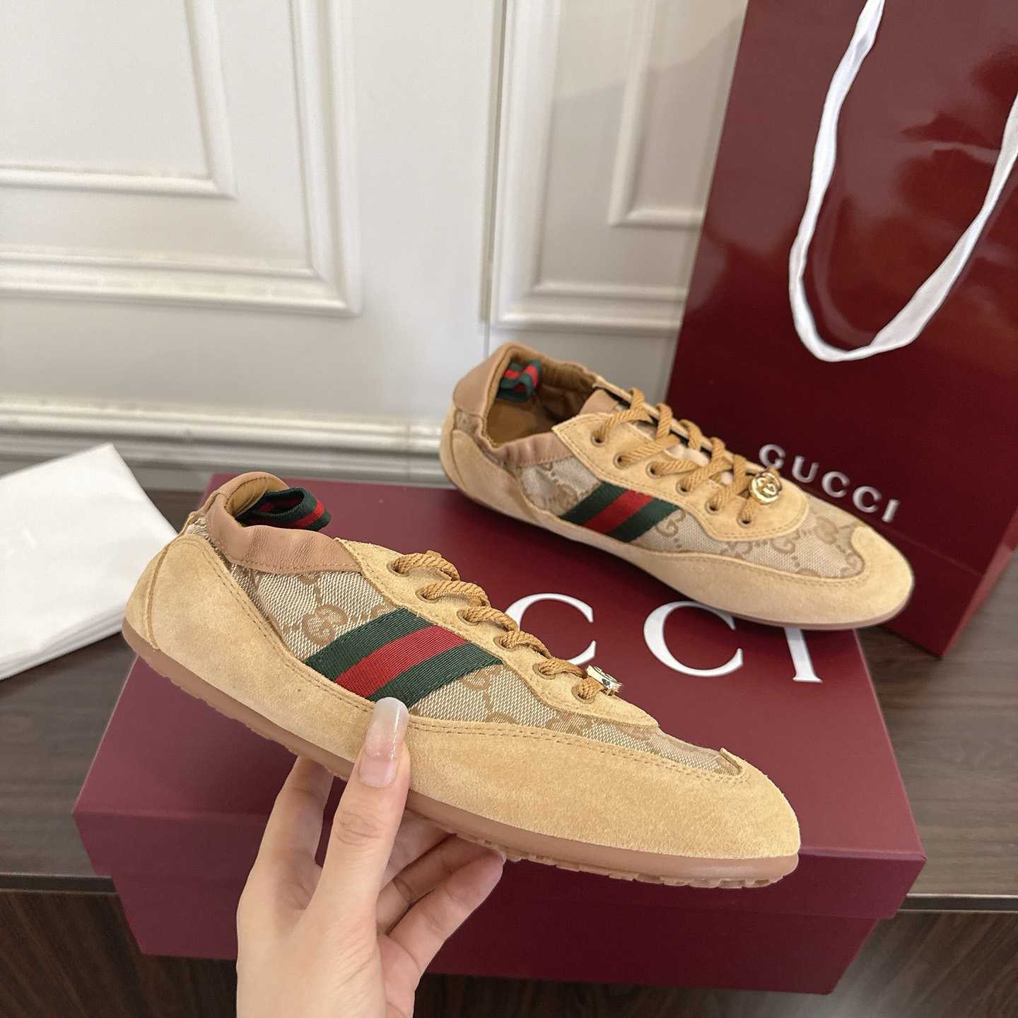 Gucci Women's Gucci Shift Sneaker - DesignerGu
