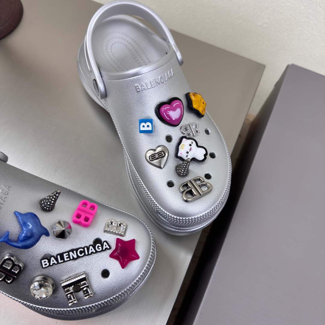 Balenciaga x Crocs Platform Clogs - DesignerGu