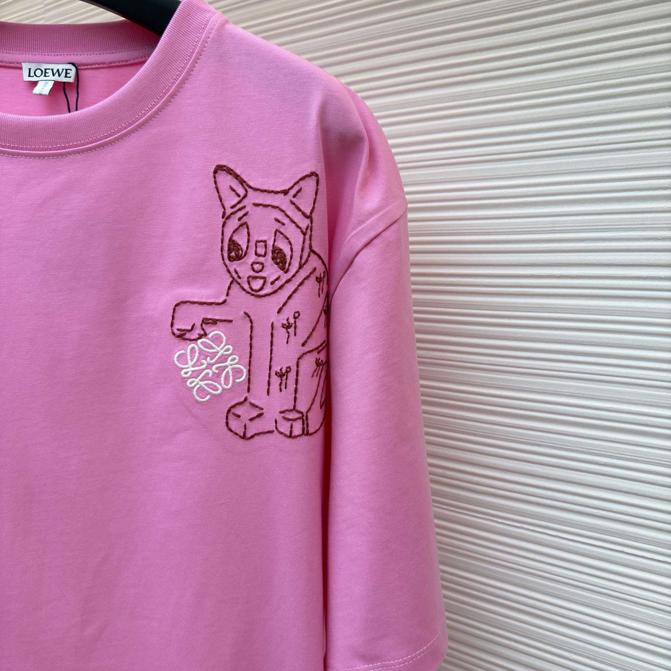 Loewe Loose fit T-shirt In Cotton - DesignerGu