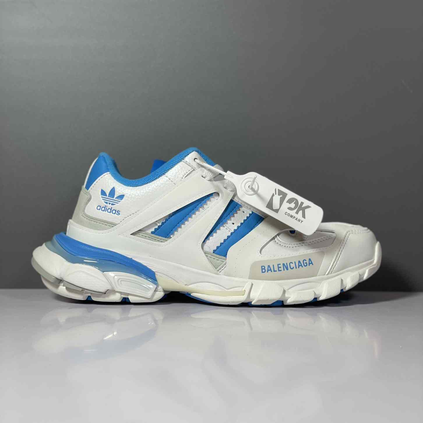 Balenciaga Track Forum x adidas White Blue - DesignerGu
