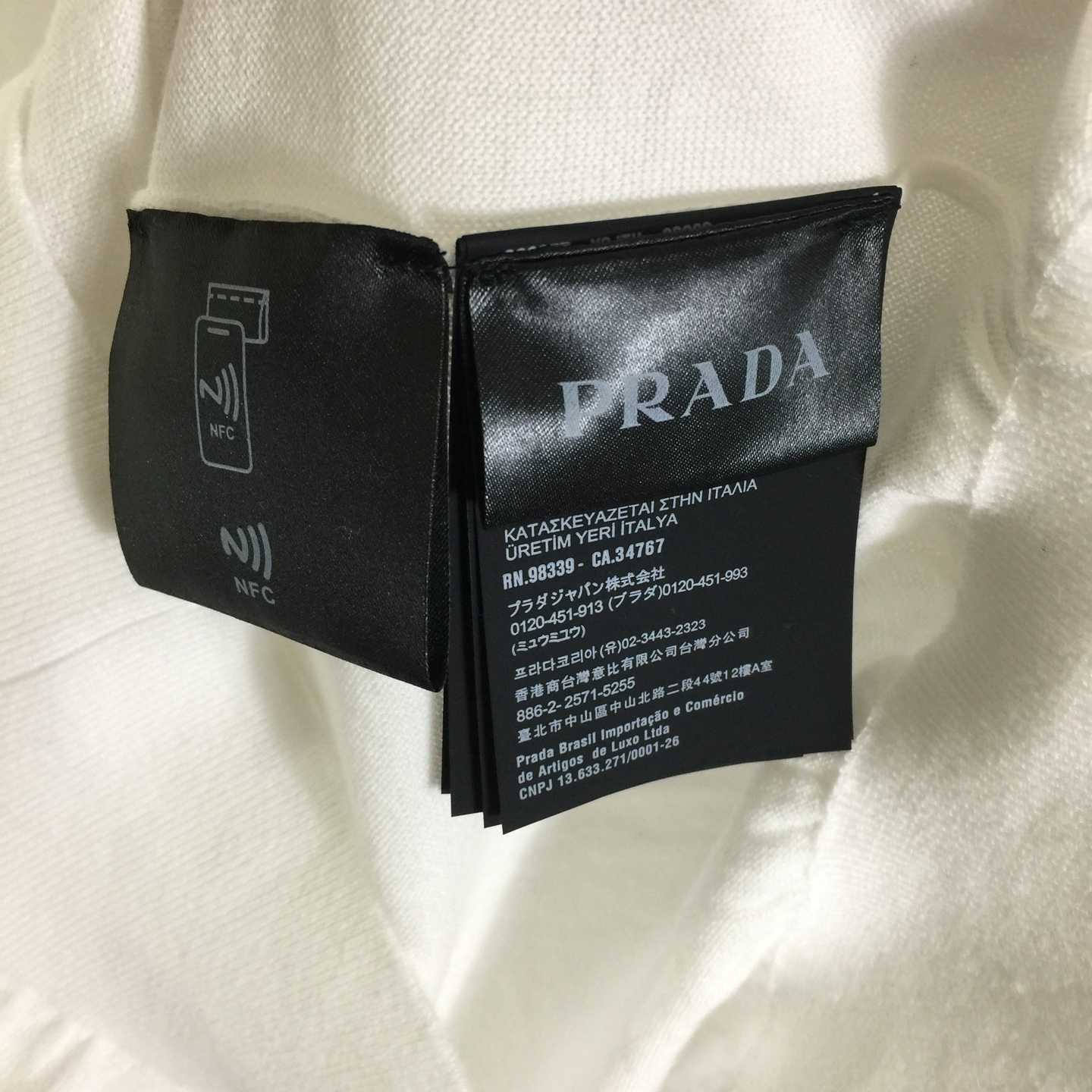 Prada White Wool Turtleneck - DesignerGu