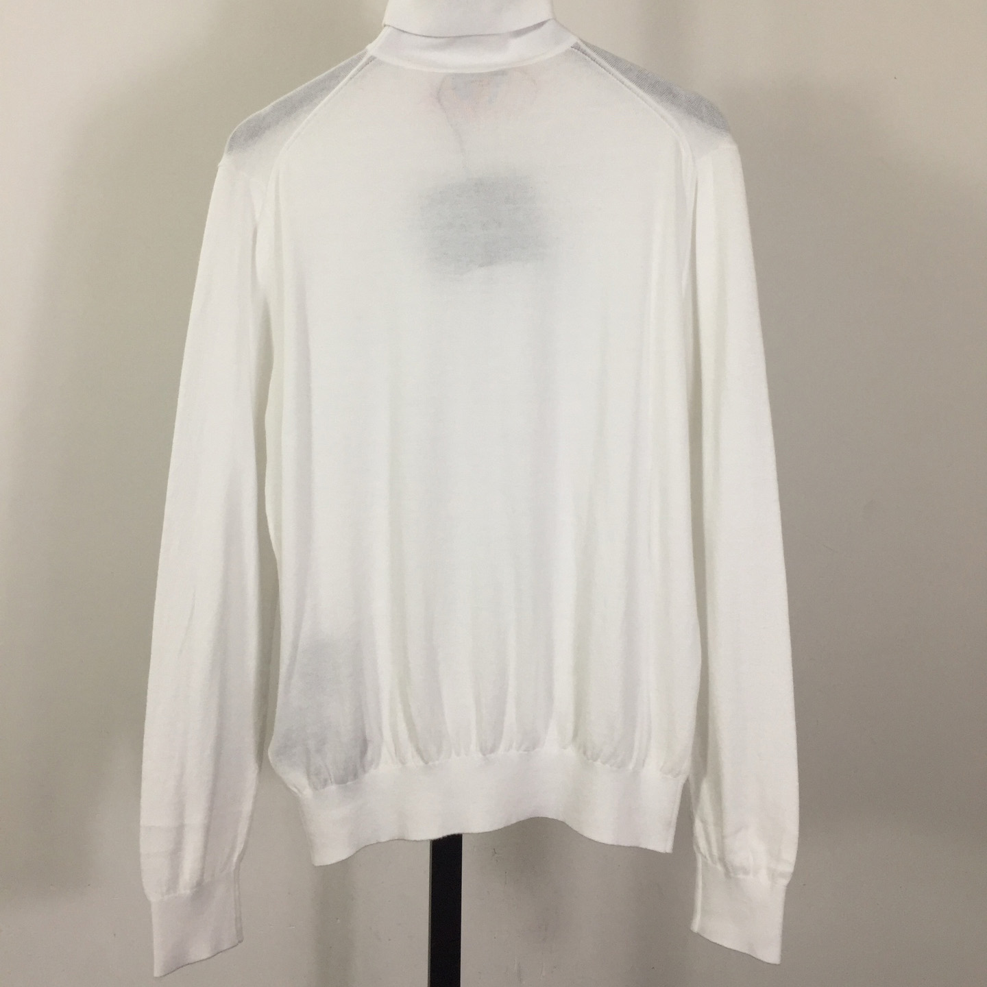 Prada White Wool Turtleneck - DesignerGu