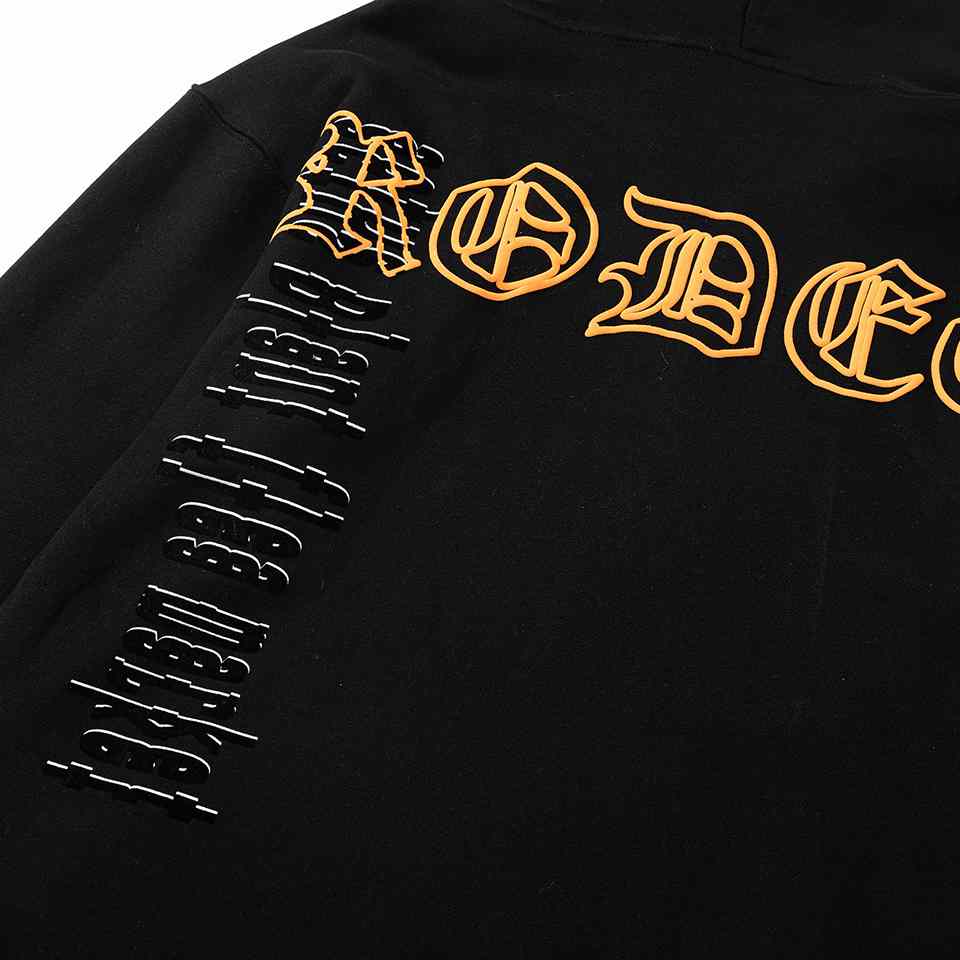 Travis Scott Cactus Jack x CPFM Rodeo Track 8 Hoodie In Black - DesignerGu