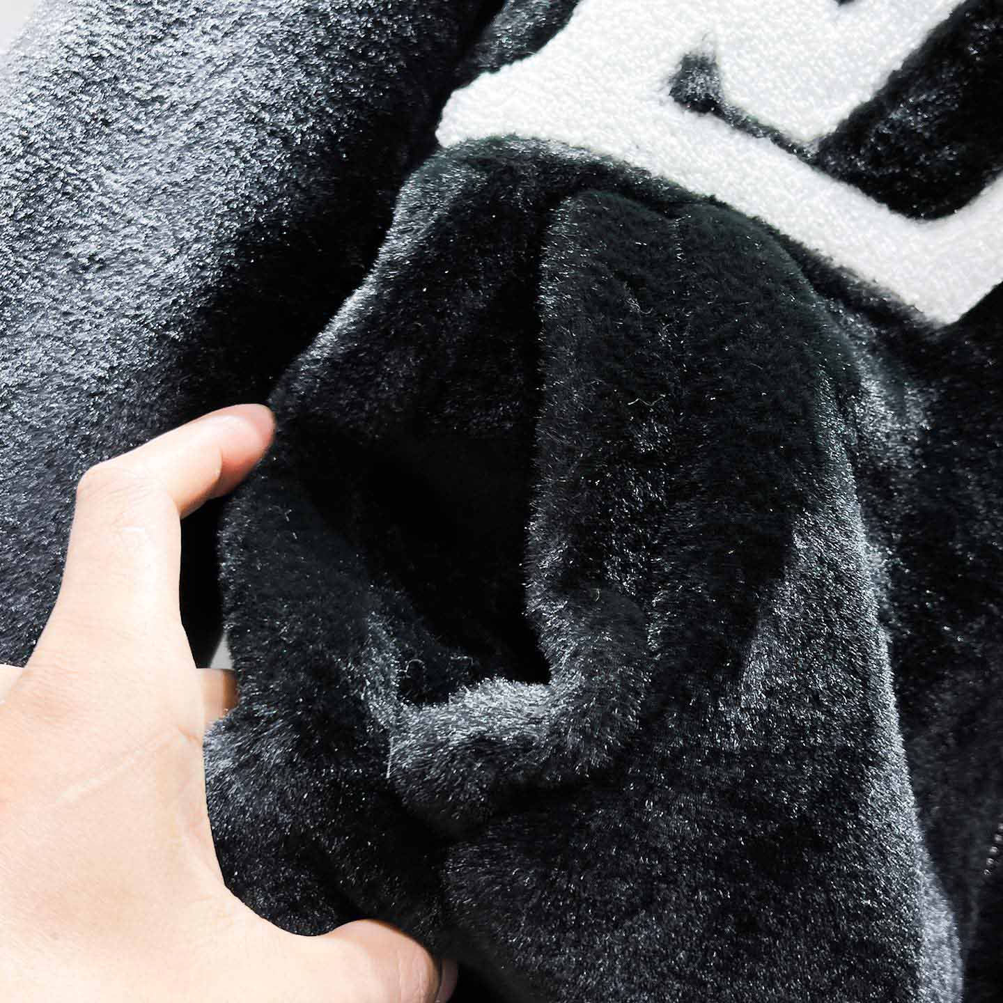 Louis Vuitton Mink Bomber  - DesignerGu