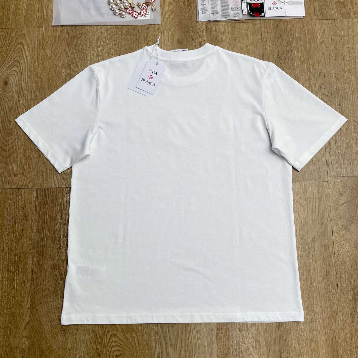 Casablanca Graphic-print Cotton T-shirt    C1100 - DesignerGu