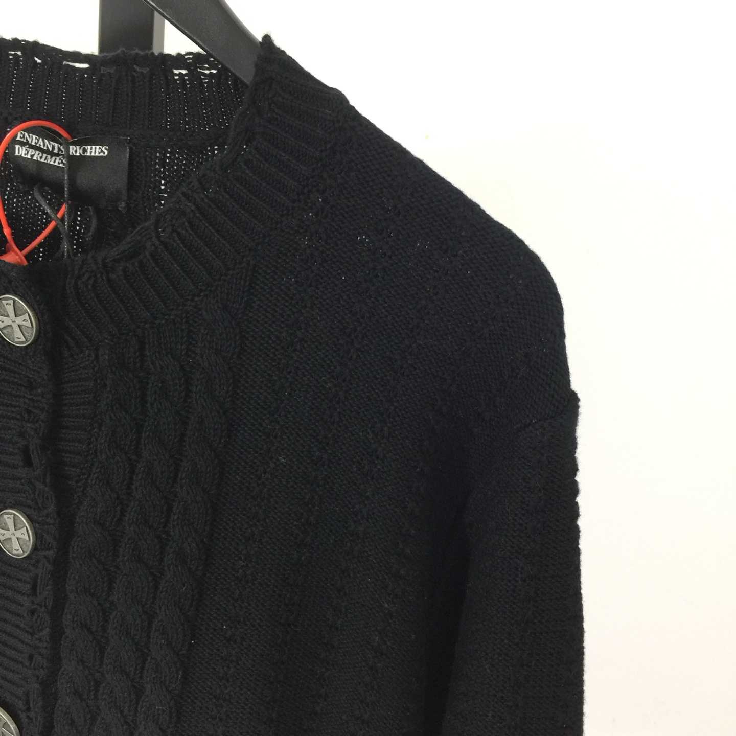 Enfants Riches Déprimés Cable-knit Buttoned Cardigan - DesignerGu