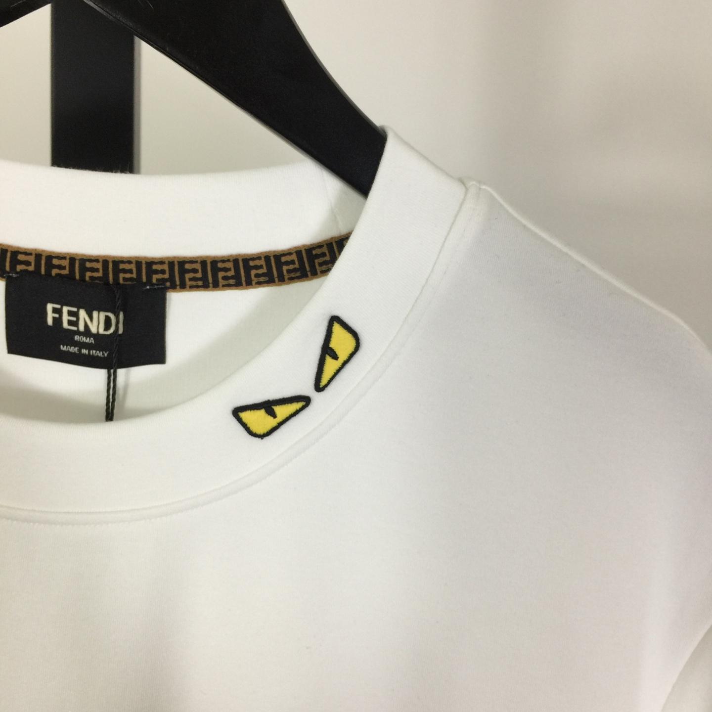 Fendi Cotton Jersey T-shirt  - DesignerGu