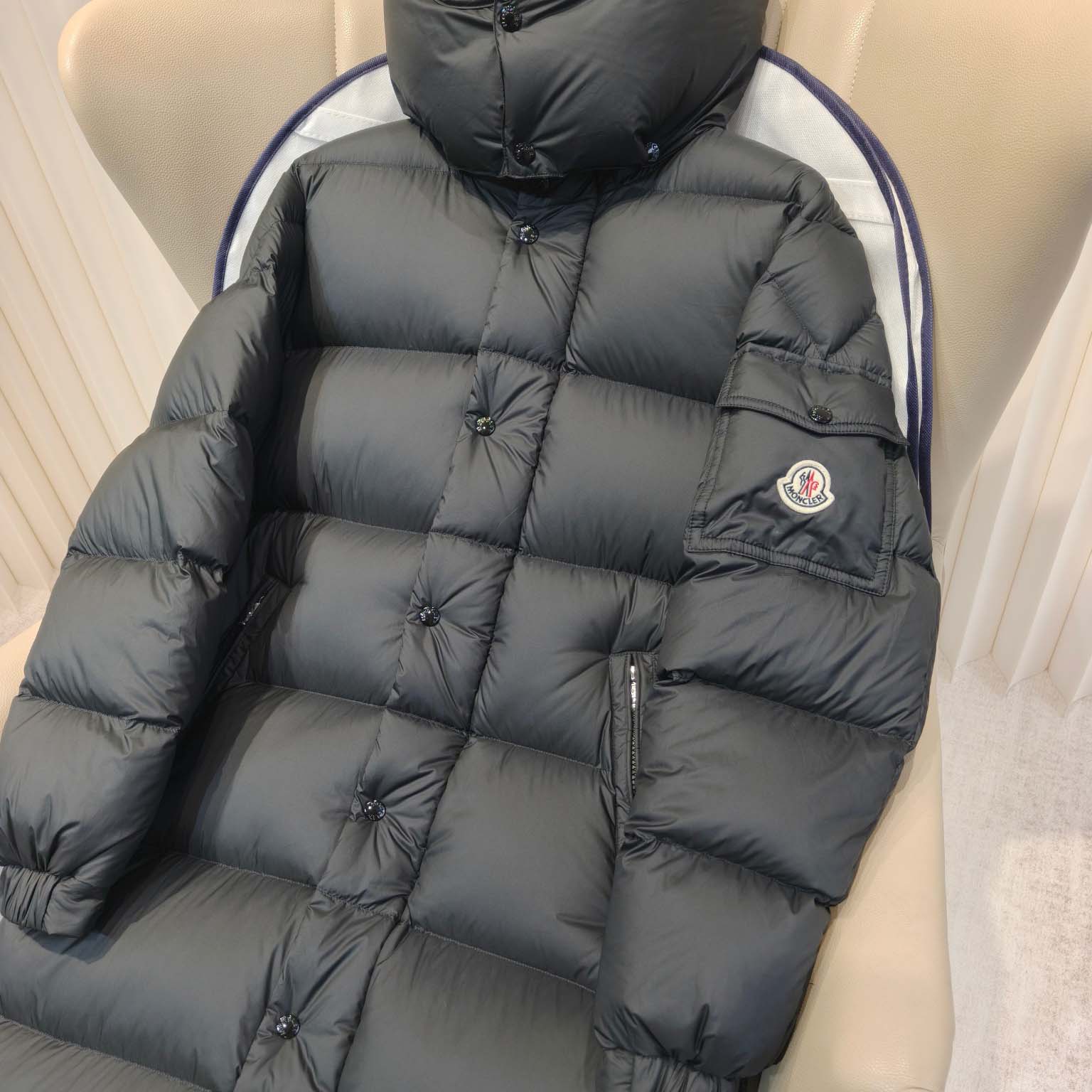 Moncler Hanoverian Hooded Long Down Jacket  - DesignerGu