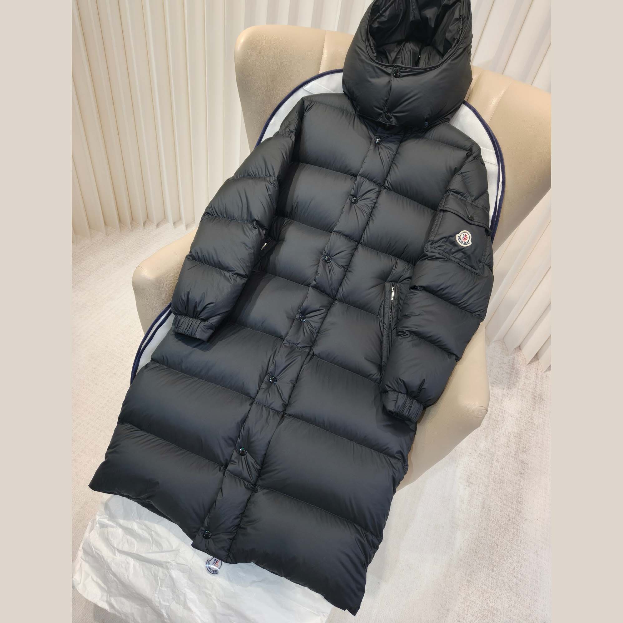 Moncler Hanoverian Hooded Long Down Jacket  - DesignerGu