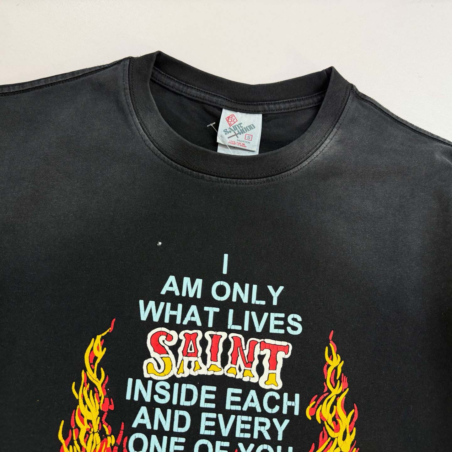 Saint Michael Graphic-print T-shirt - DesignerGu