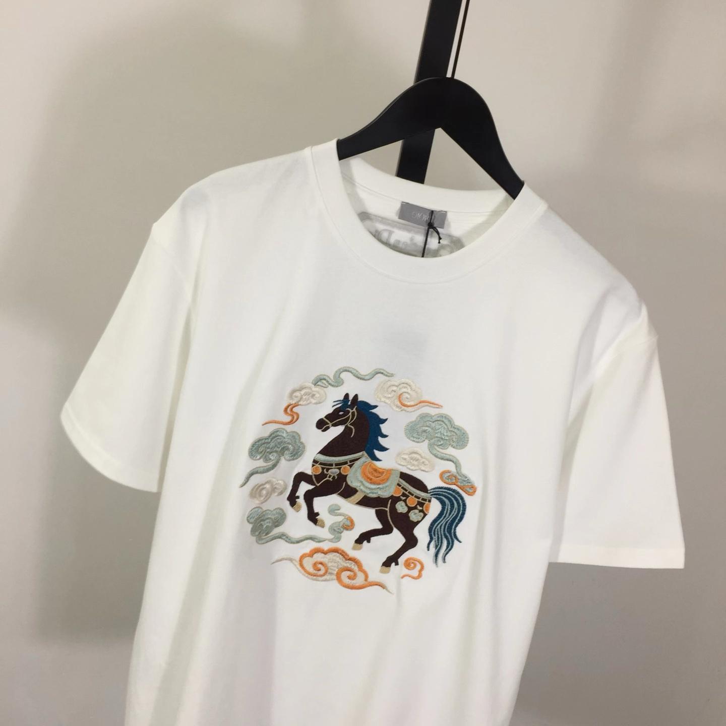 Dior Horse T-Shirt, Relaxed Fit - DesignerGu